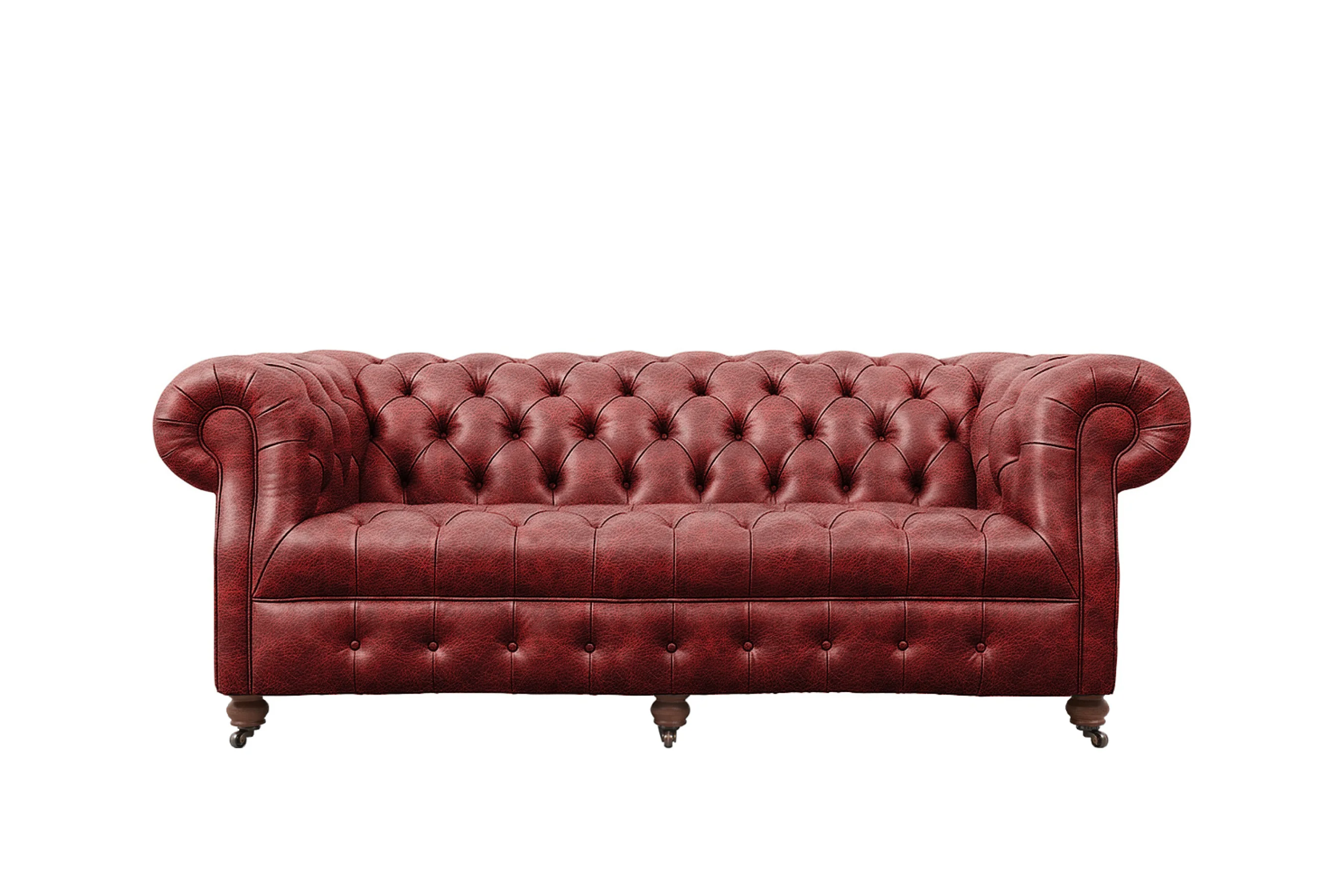 Lincoln | 3 Seater Sofa | Vintage Oxblood