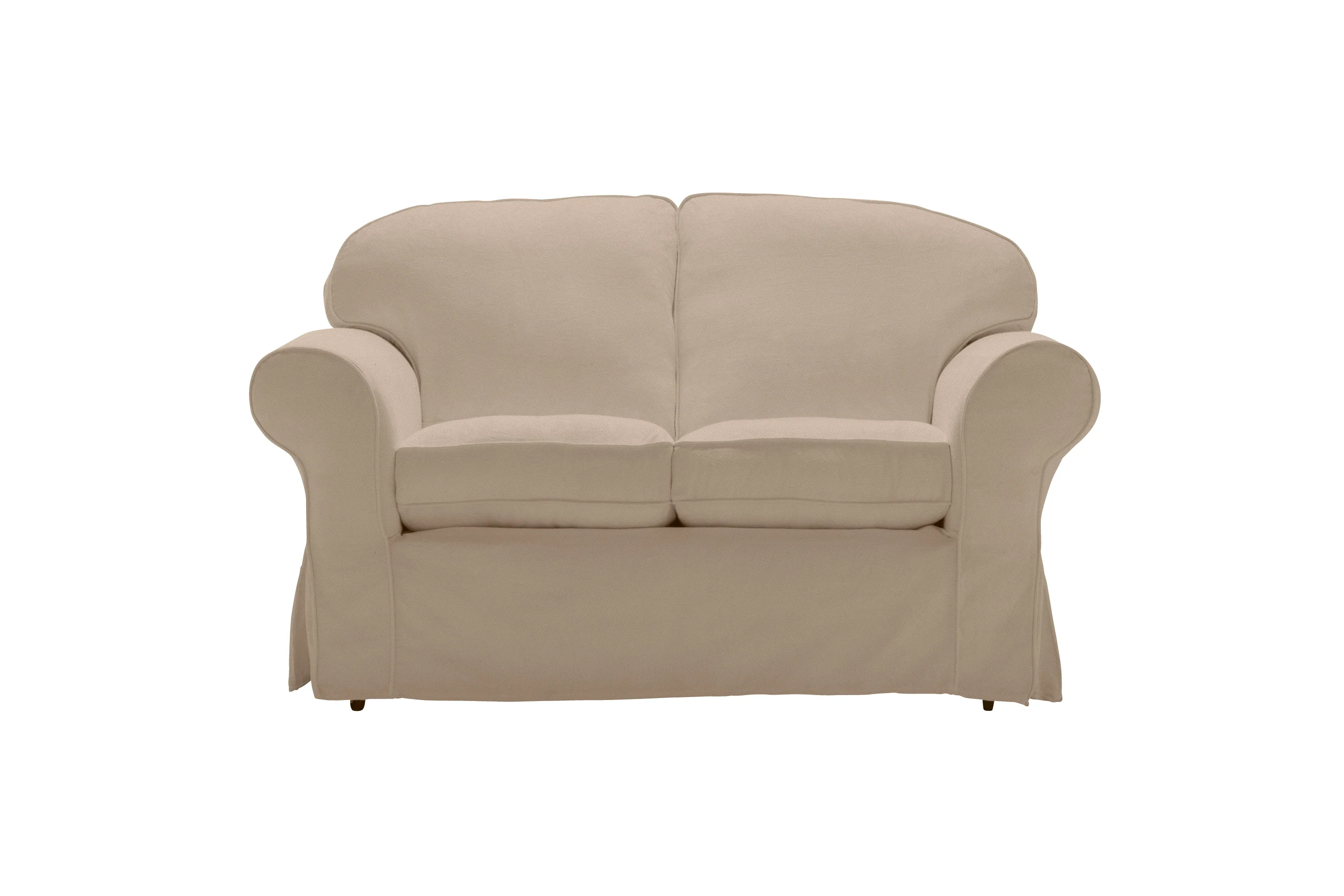 Madrid | 2 Seater Extra Loose Cover | Miami Oatmeal - Image 2
