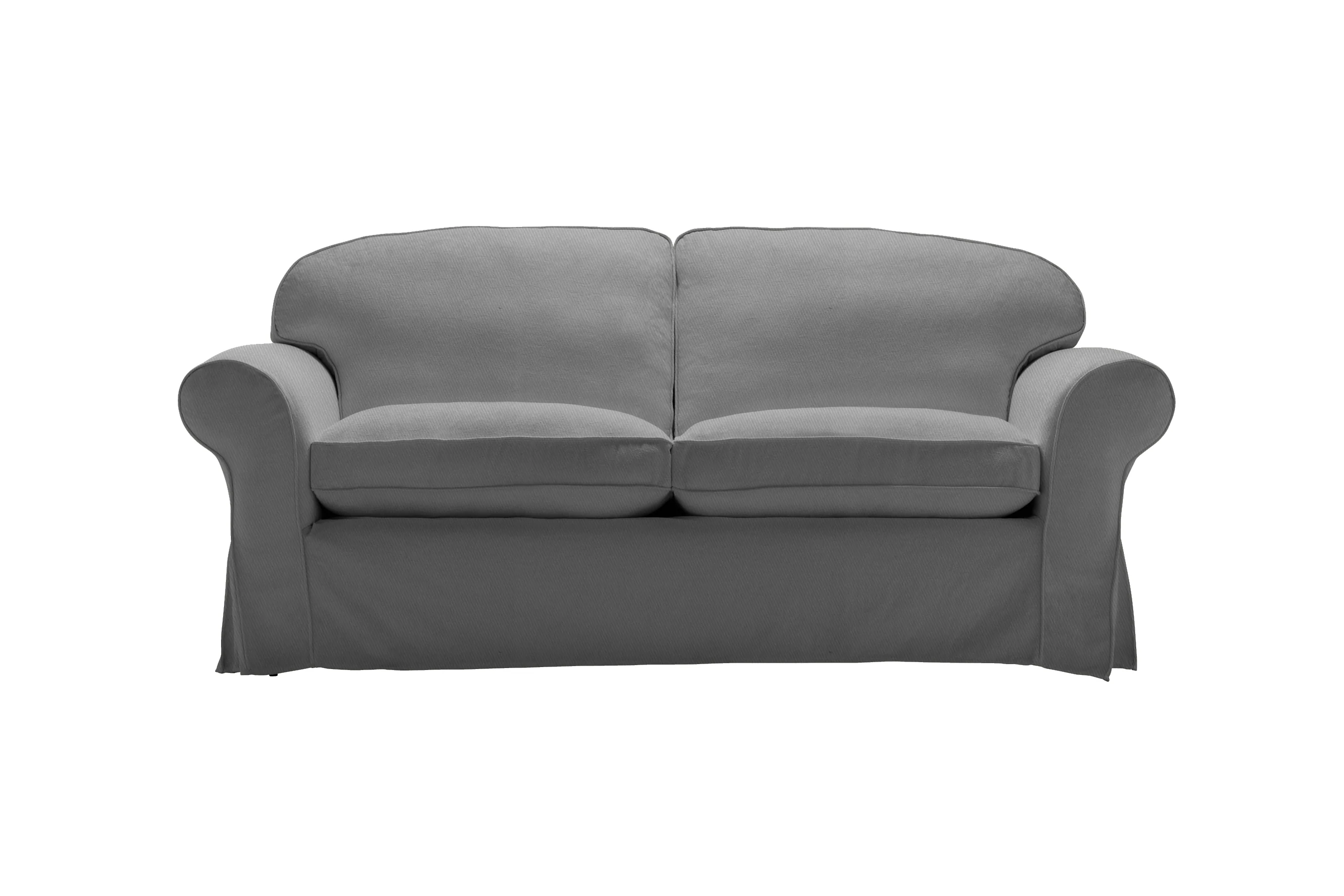 Madrid | 3 Seater Extra Loose Cover | Miami Charcoal - Image 2