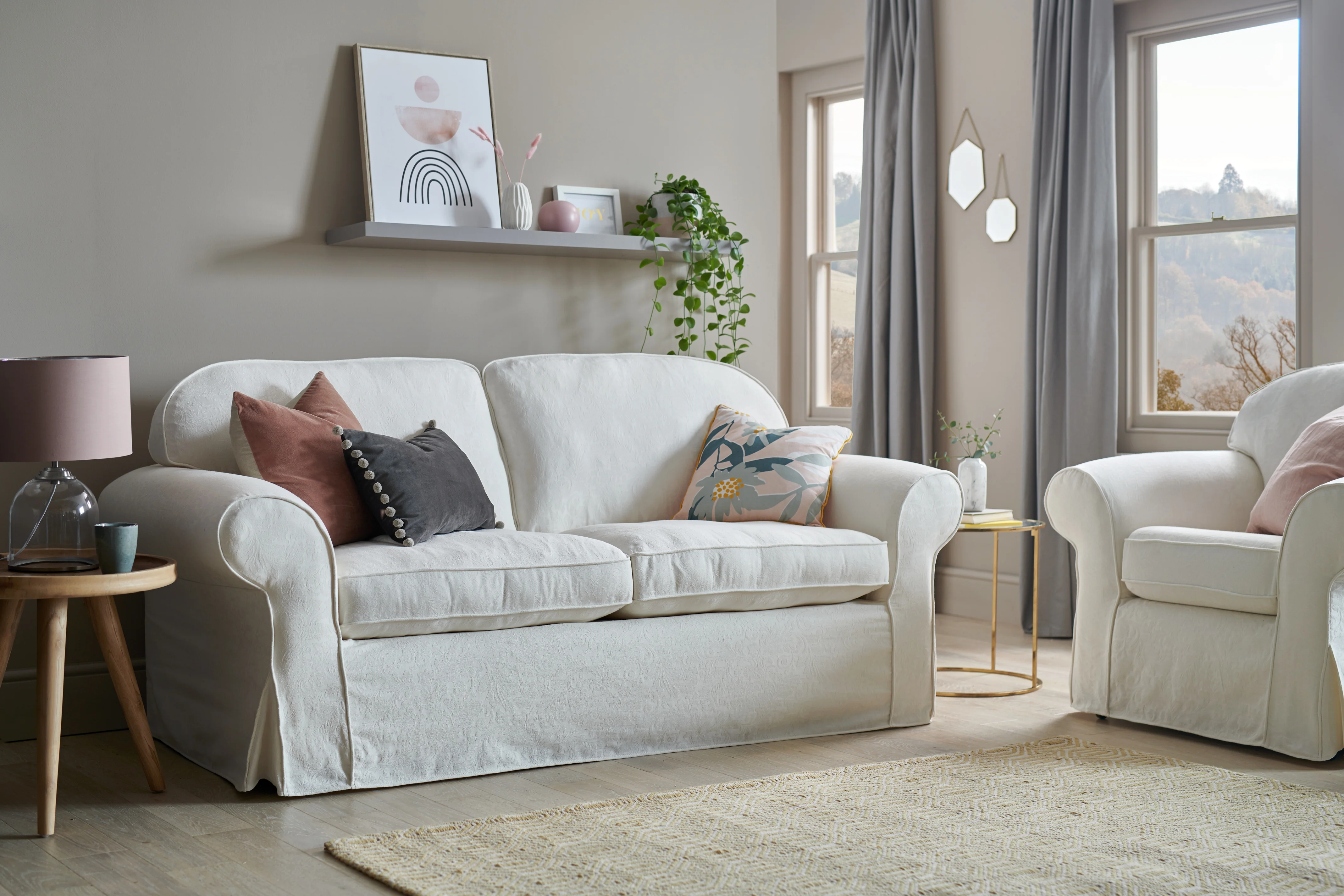 Madrid | 3 Seater Sofa | Kingston Natural - Image 3