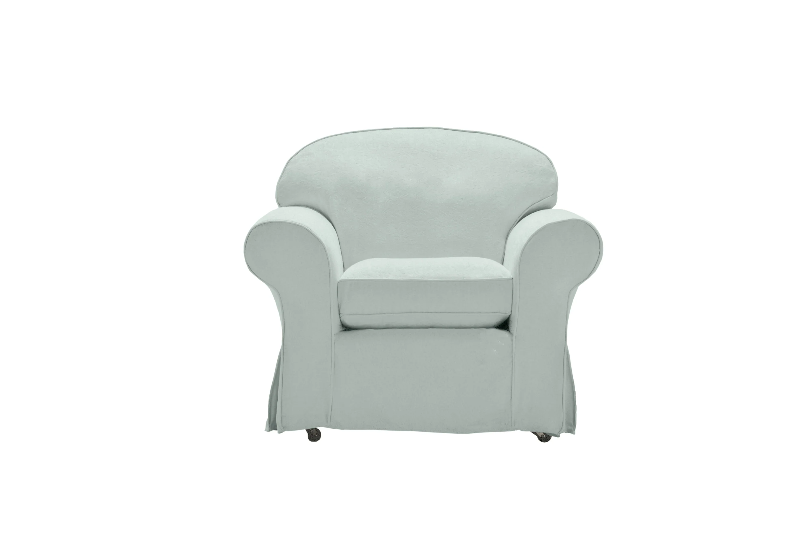 Madrid | Armchair Extra Loose Cover | Capri Duck Egg - Image 2