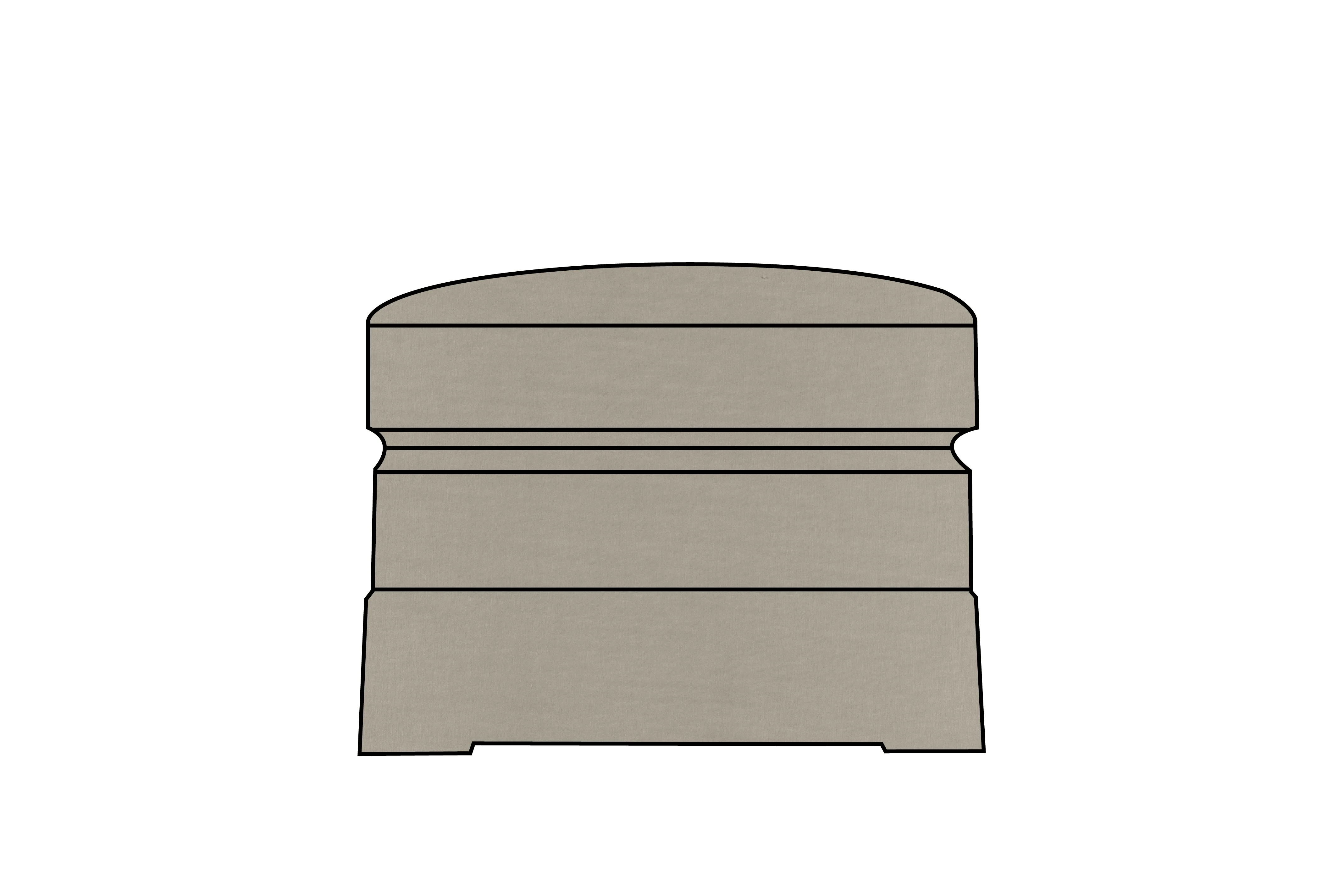 Madrid | Footstool Extra Loose Cover | Capri Lichen