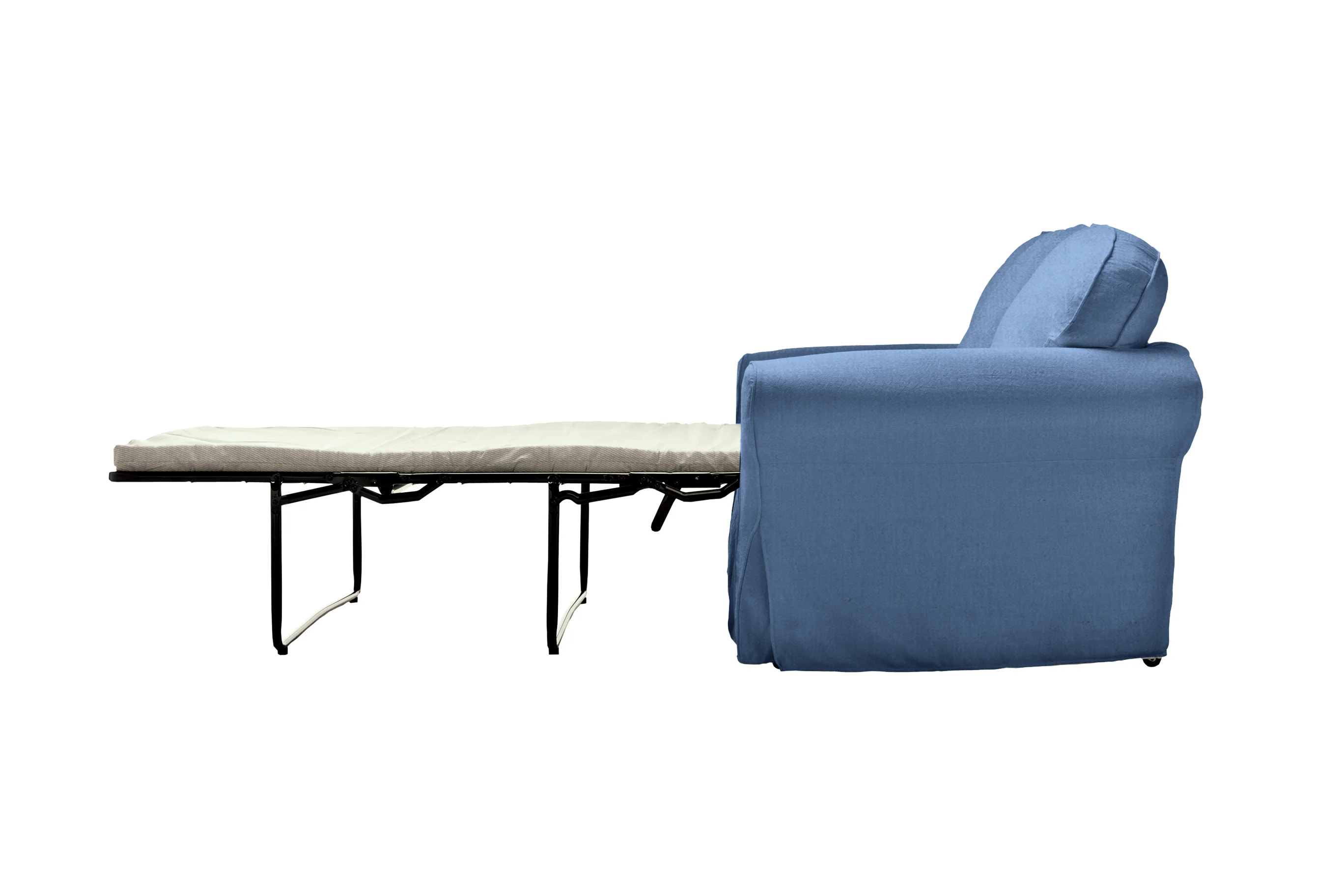 Madrid | Sofa Bed Extra Loose Cover | Capri Blue - Image 2