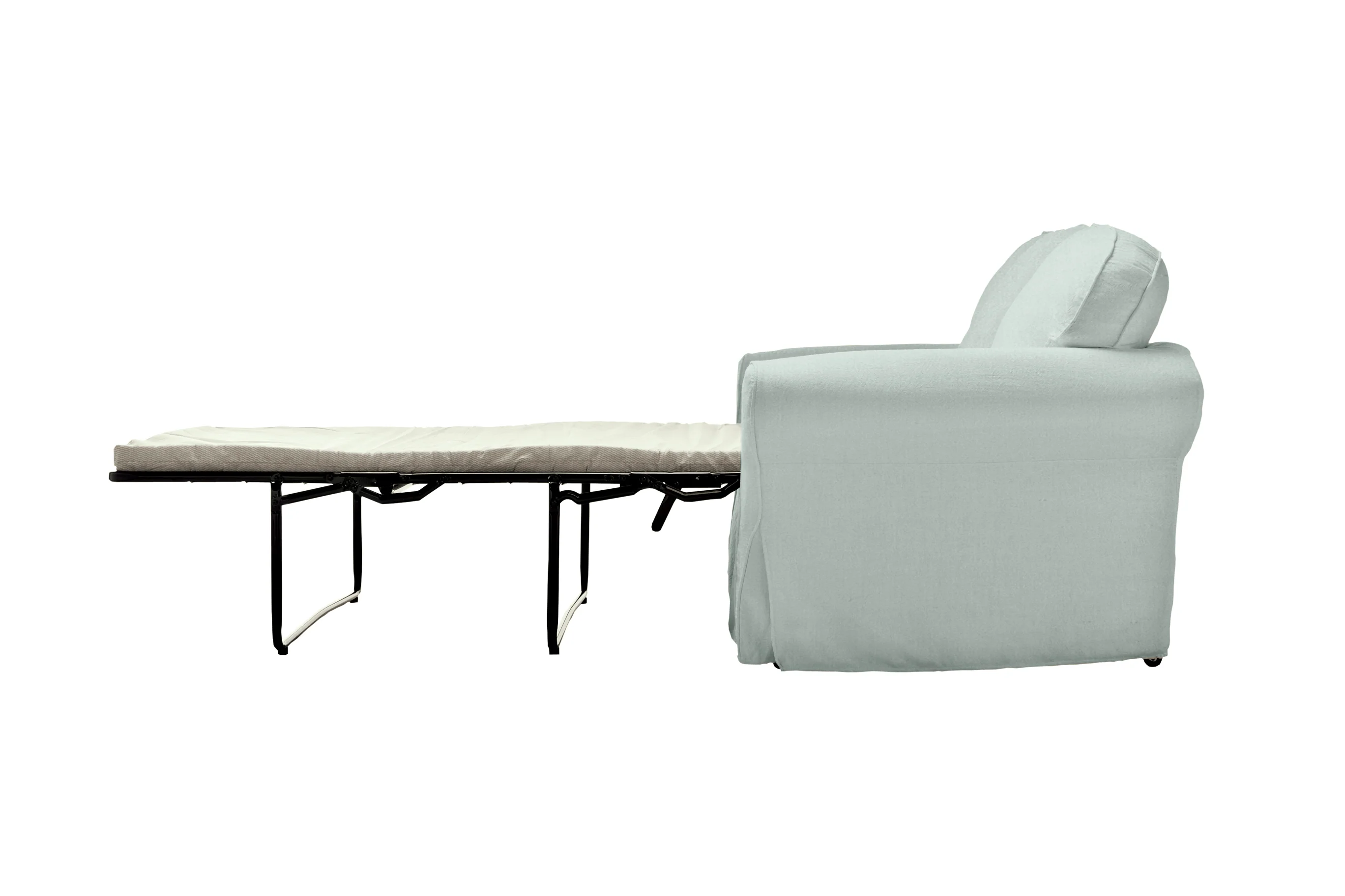 Madrid | Sofa Bed Extra Loose Cover | Capri Duck Egg - Image 2