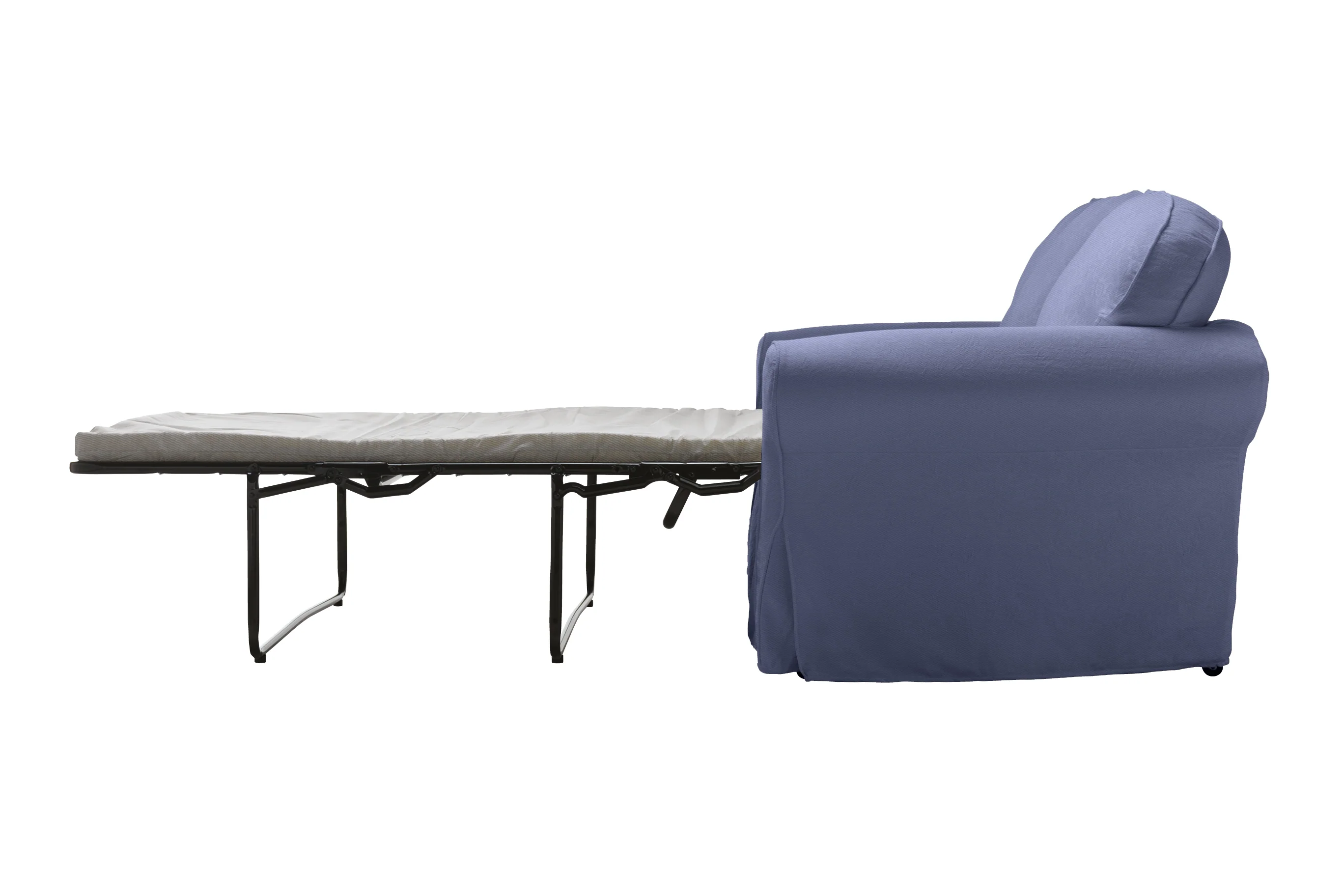 Madrid | Sofa Bed Extra Loose Cover | Miami Sea Blue - Image 2