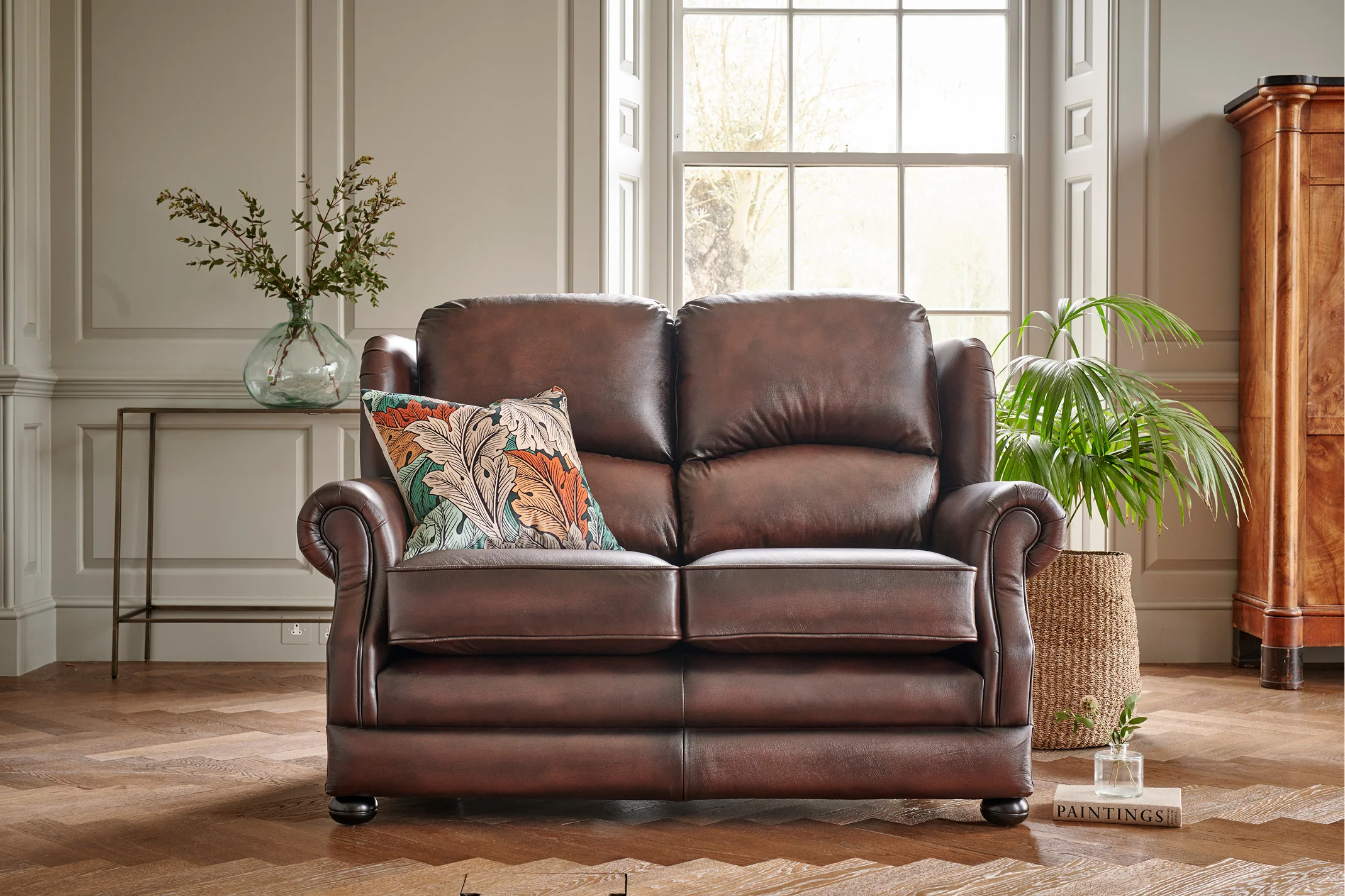 Marlow | 2 Seater Sofa | Antique Brown
