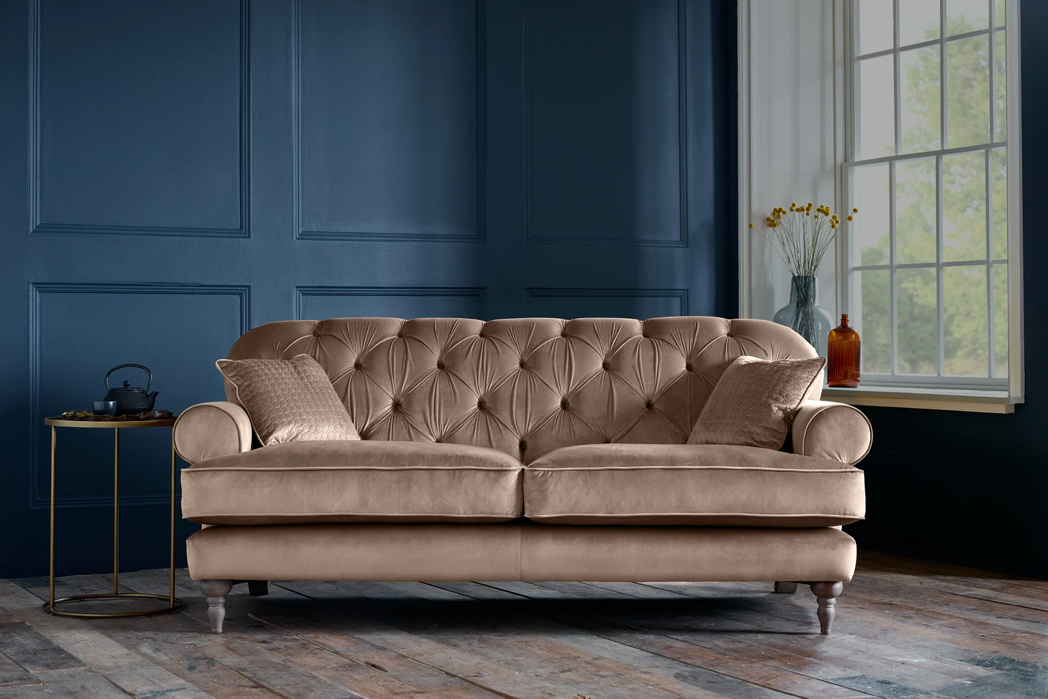 Mia | 3 Seater Sofa | Opulence Mink - Image 2
