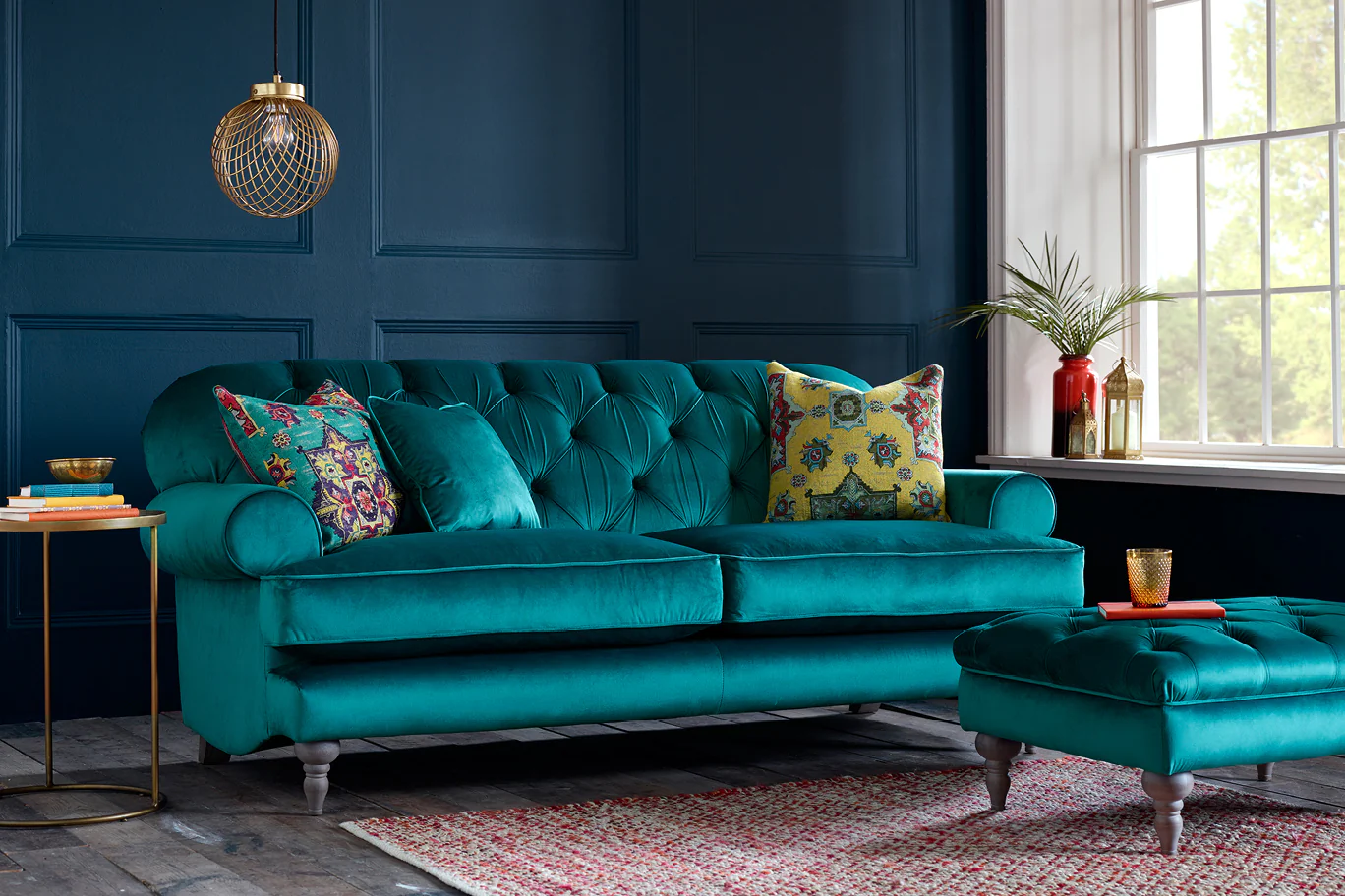 Mia | 3 Seater Sofa | Opulence Teal
