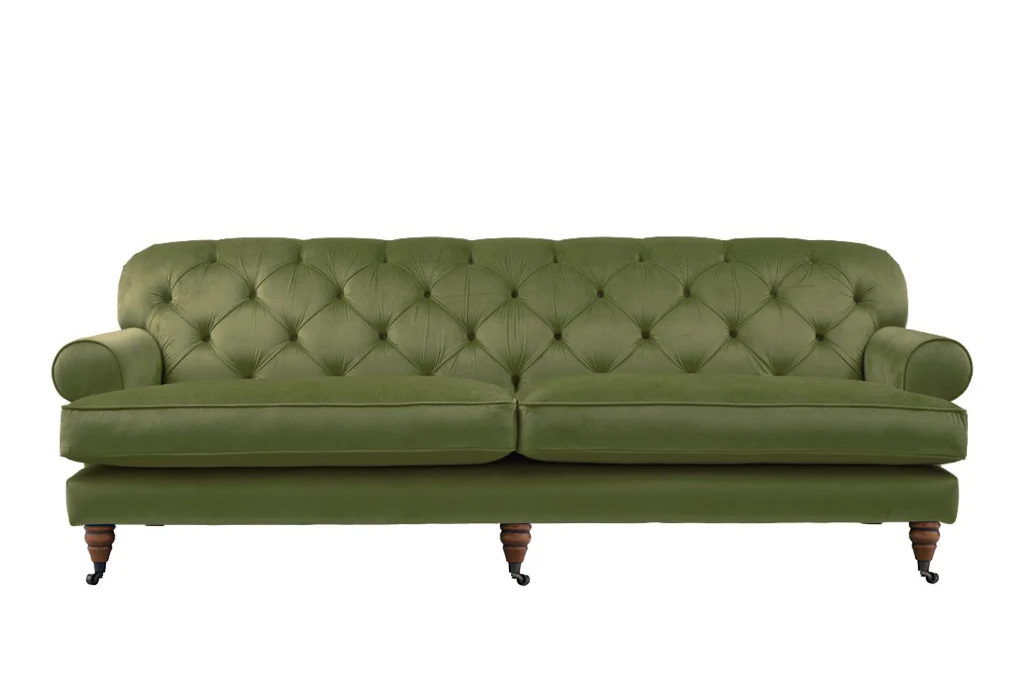 Mia | 4 Seater Sofa | Opulence Olive Green - Image 2