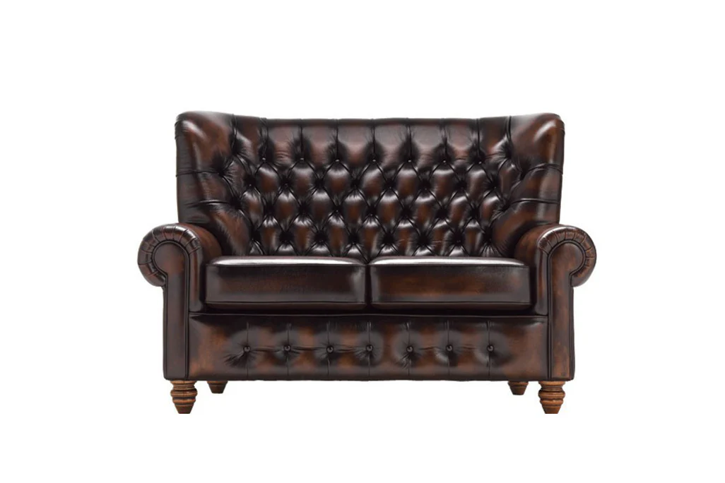Monk | 2 Seater Sofa | Antique Brown
