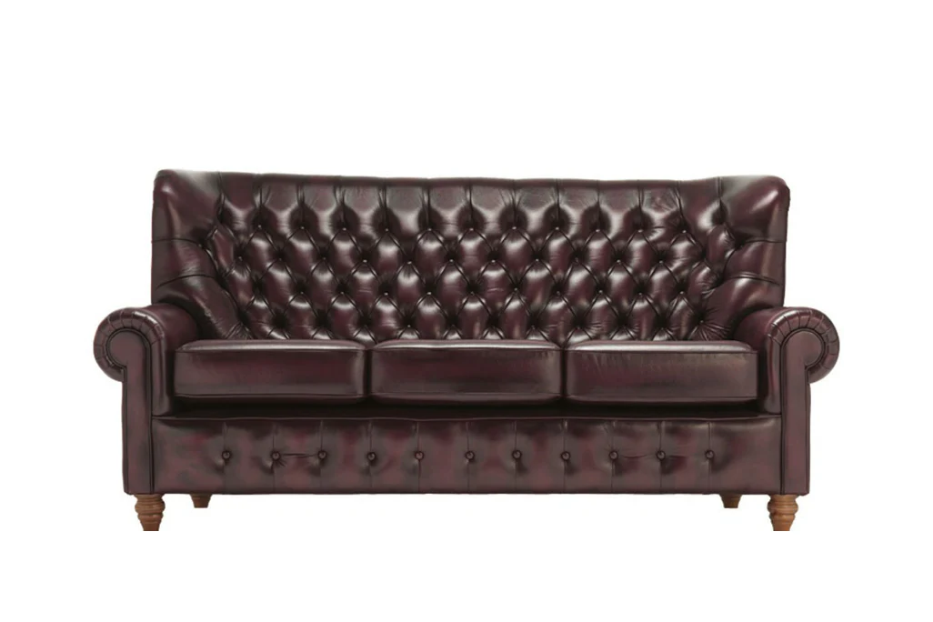 Monk | 3 Seater Sofa | Antique Red - Image 3