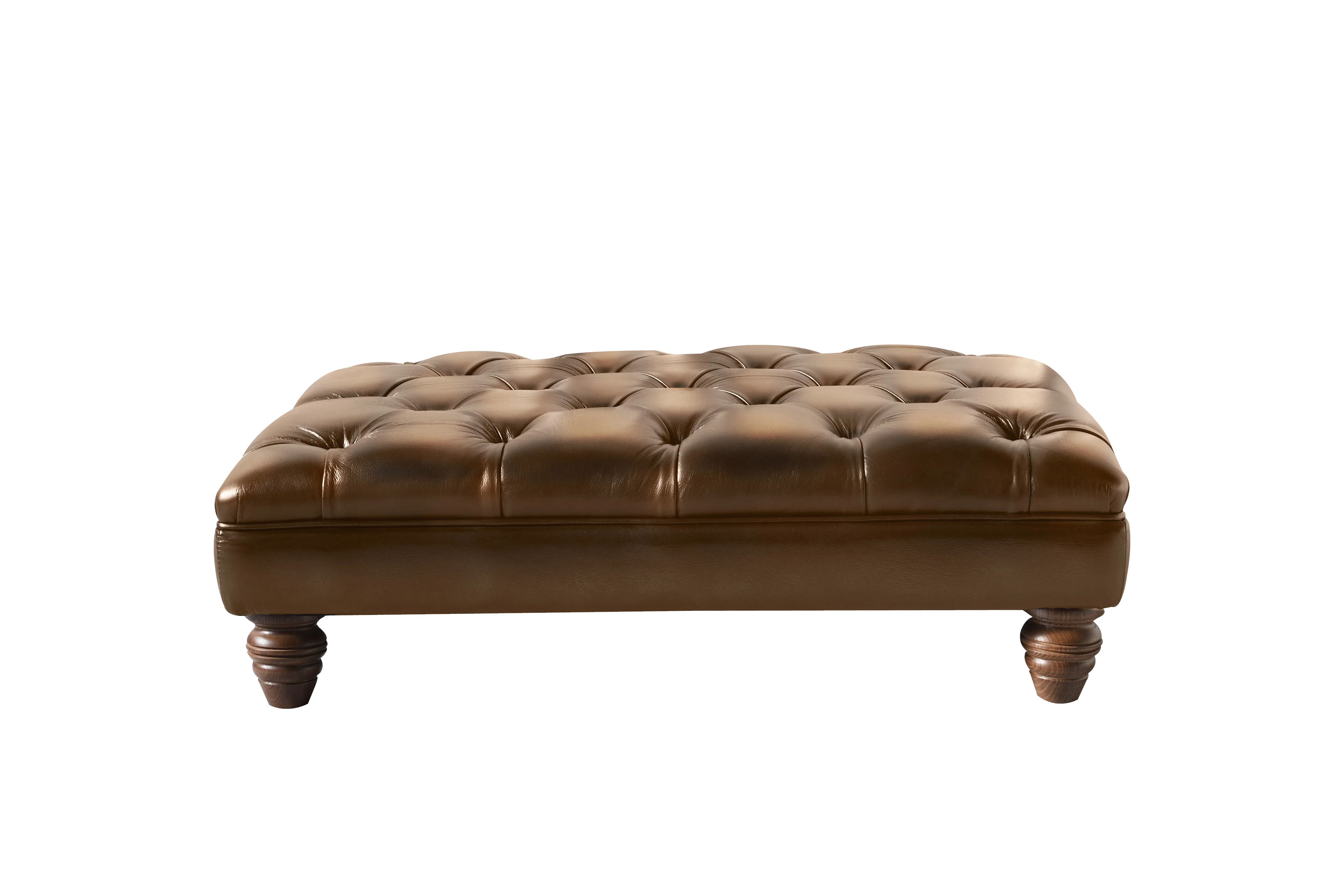 Monk | Large Bench Footstool | Antique Gold - Image 2