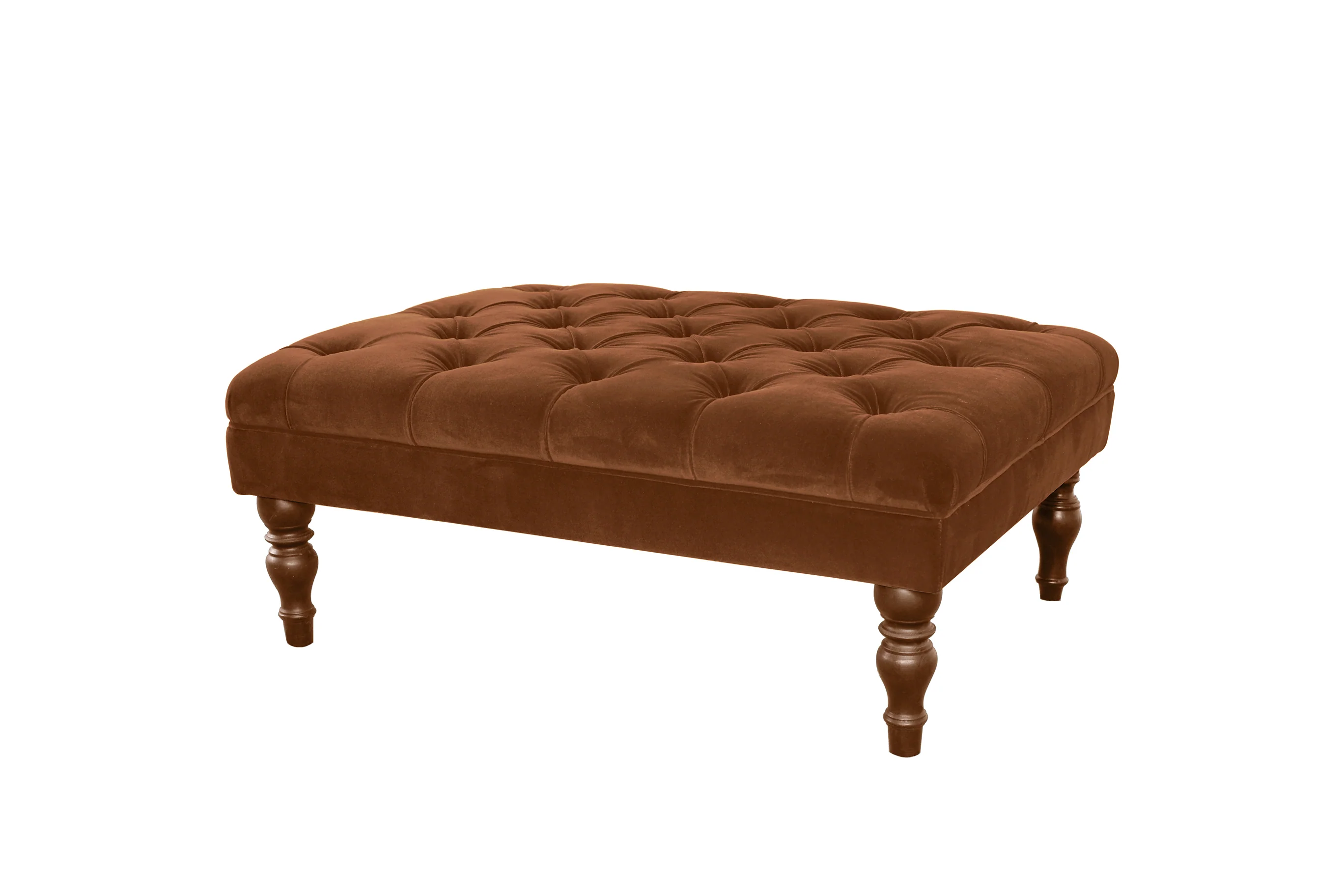 Morgan | Large Button Bench Footstool | Manolo Marsala