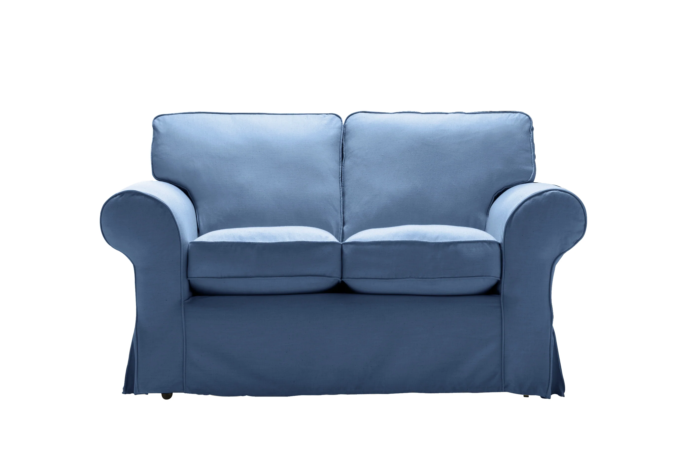 Newport | 2 Seater Extra Loose Cover | Capri Blue - Image 2