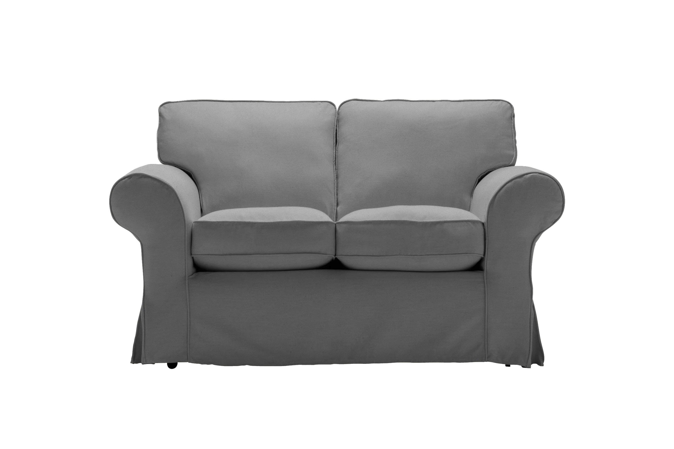 Newport | 2 Seater Extra Loose Cover | Miami Charcoal - Image 2