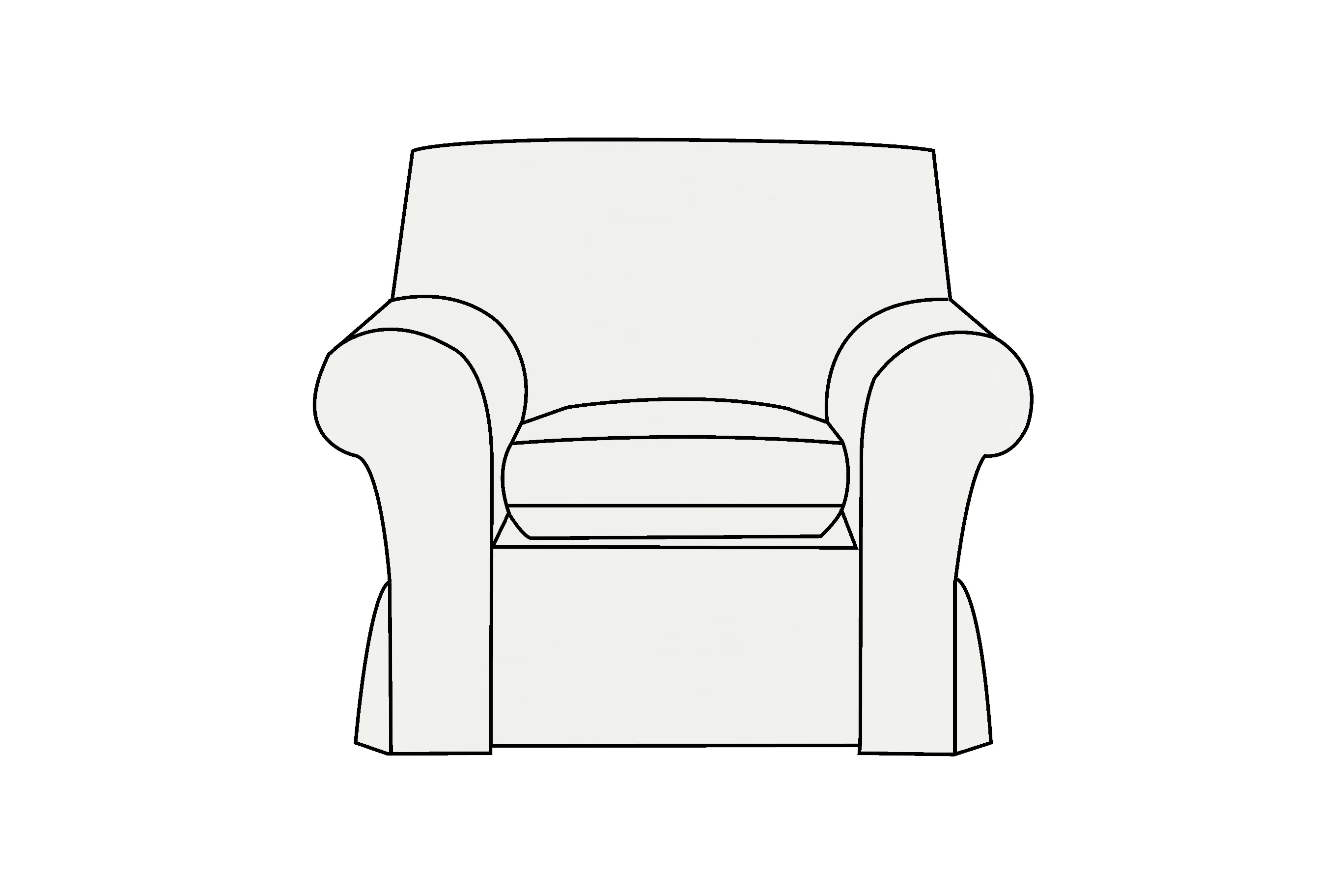 Newport | Armchair Extra Loose Cover | Capri Linen