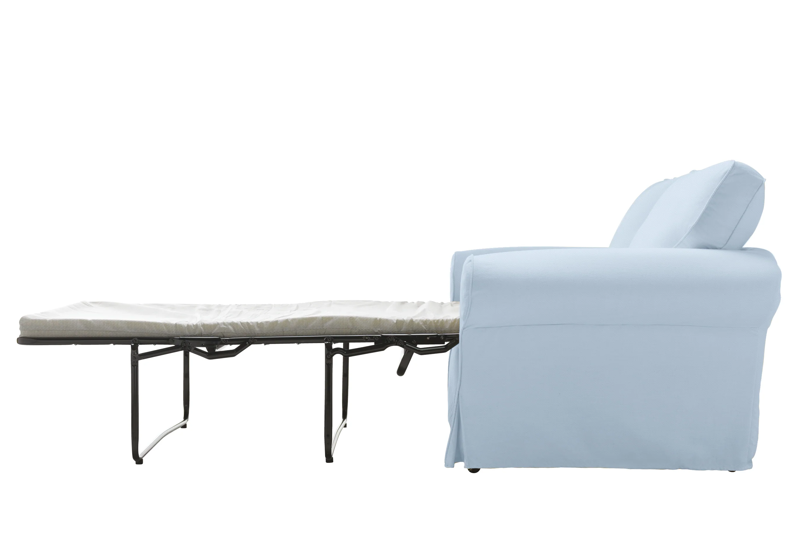 Newport | Sofa Bed Extra Loose Cover | Miami Sky Blue - Image 2