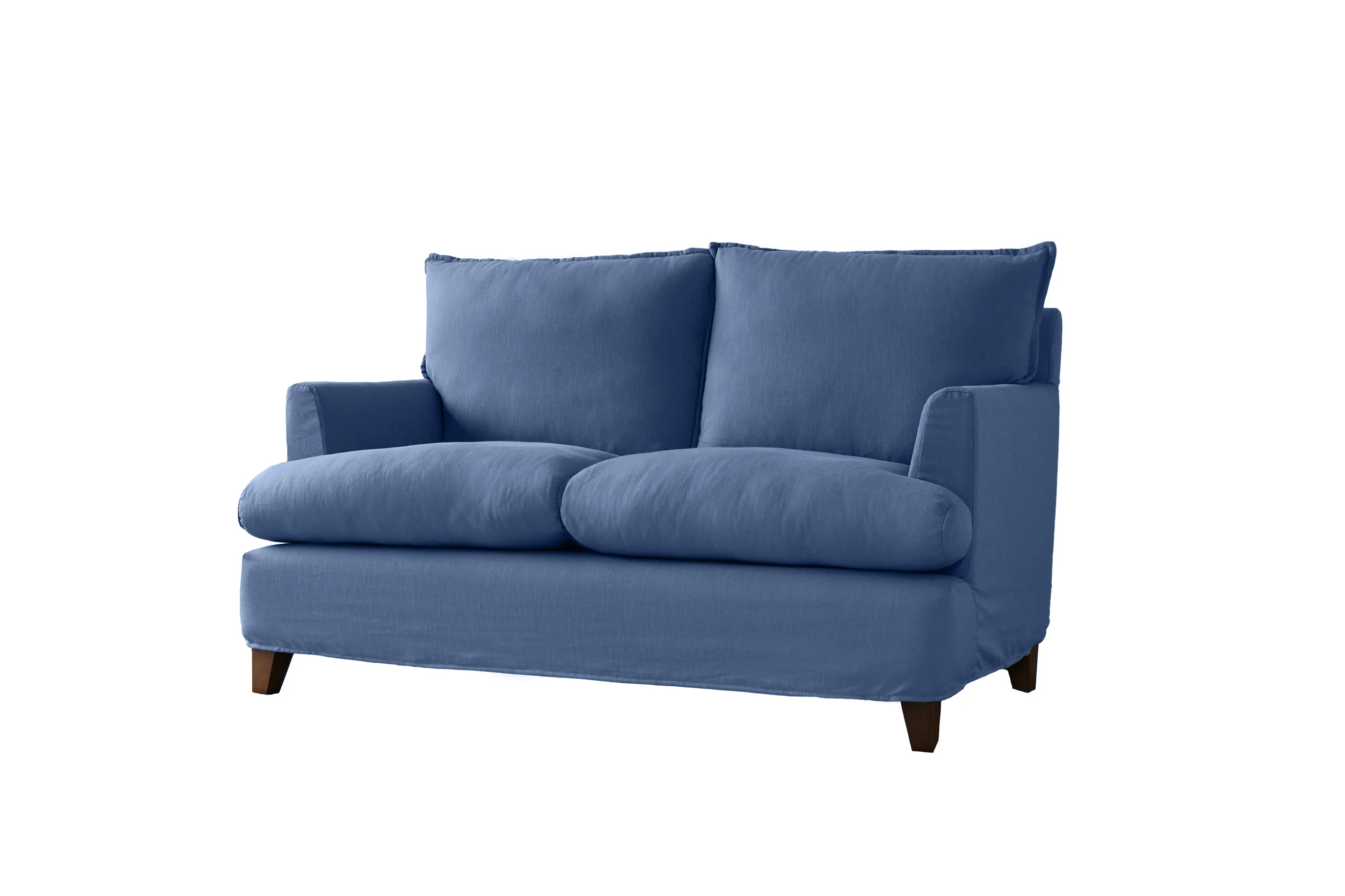 Padstow | 2 Seater Extra Loose Cover | Capri Blue - Image 3