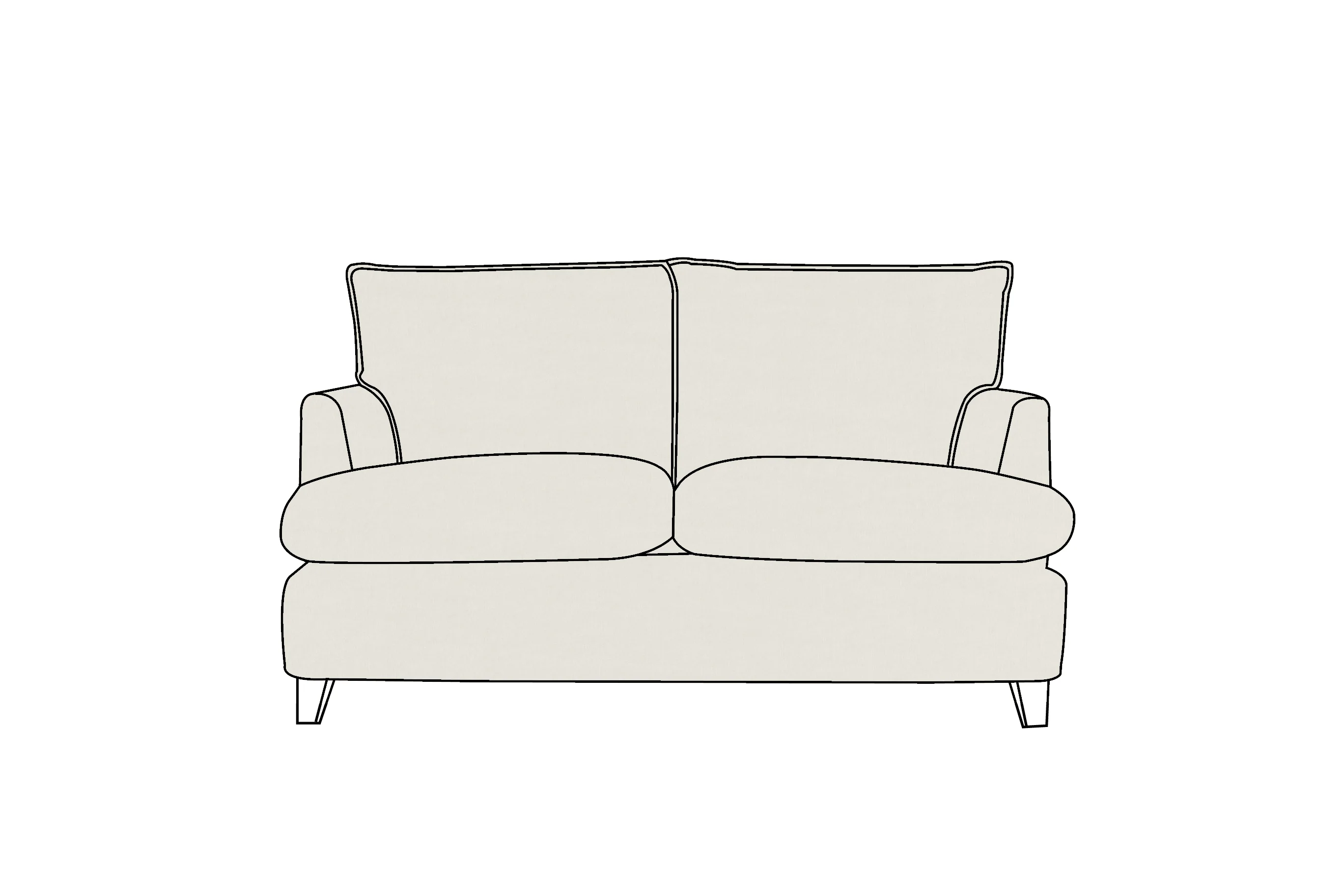 Padstow | 2 Seater Extra Loose Cover | Capri Dove