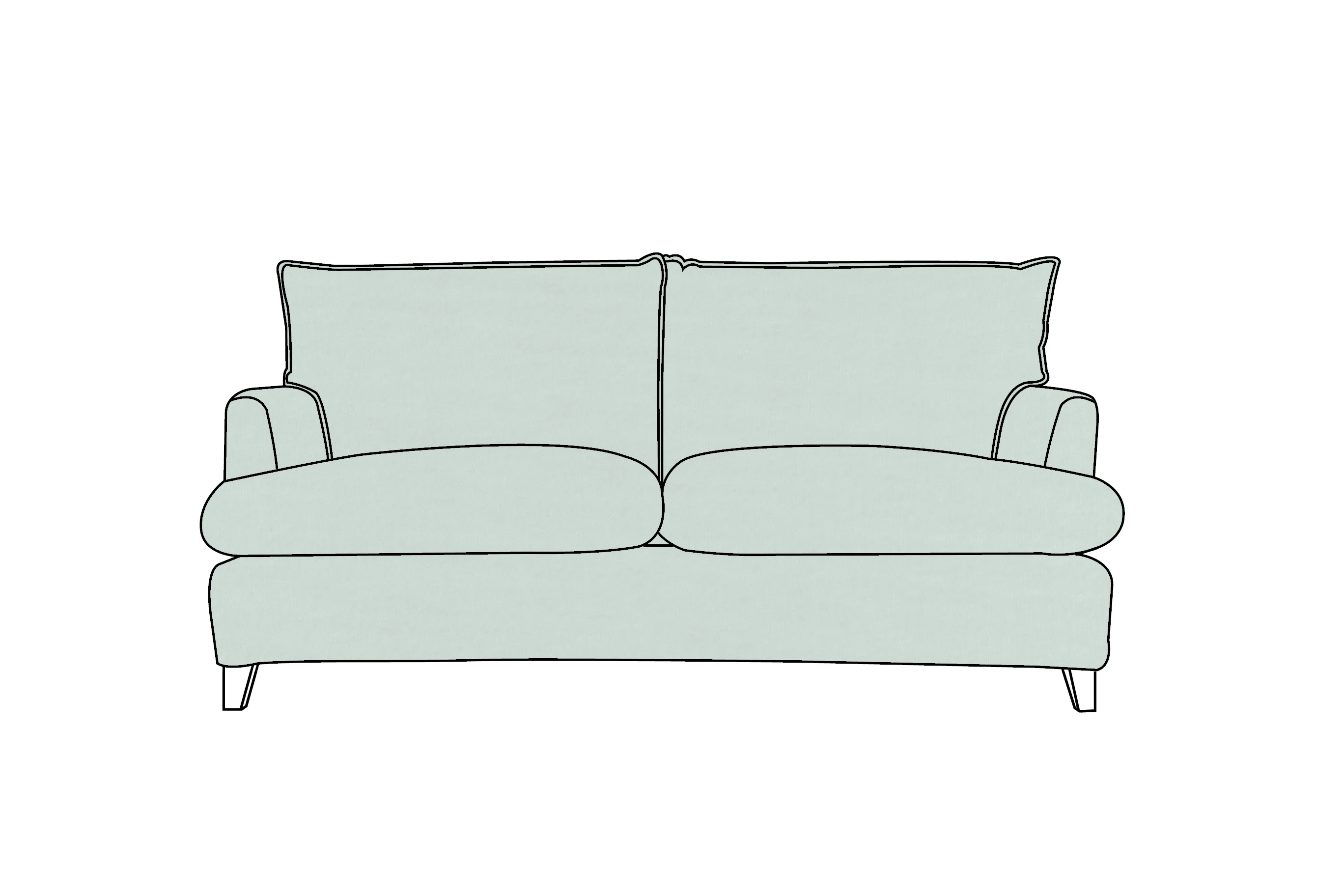 Padstow | 3 Seater Extra Loose Cover | Capri Duck Egg