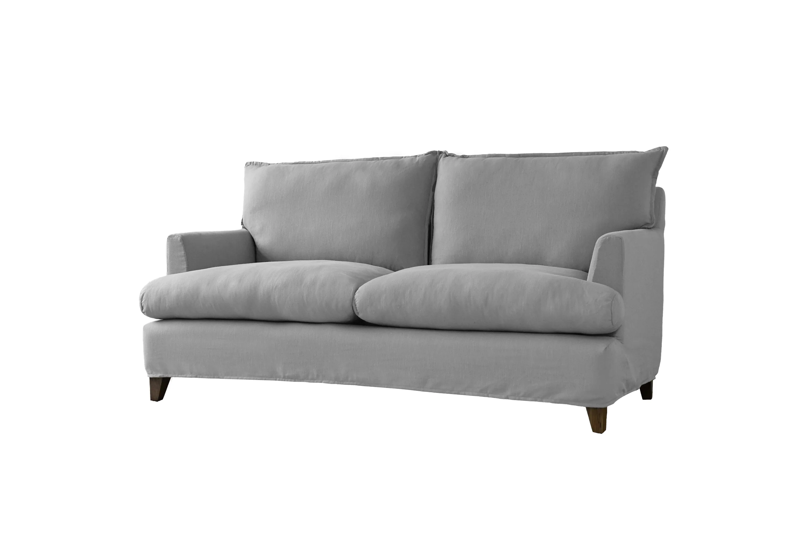 Padstow | 3 Seater Extra Loose Cover | Capri Light Grey - Image 3