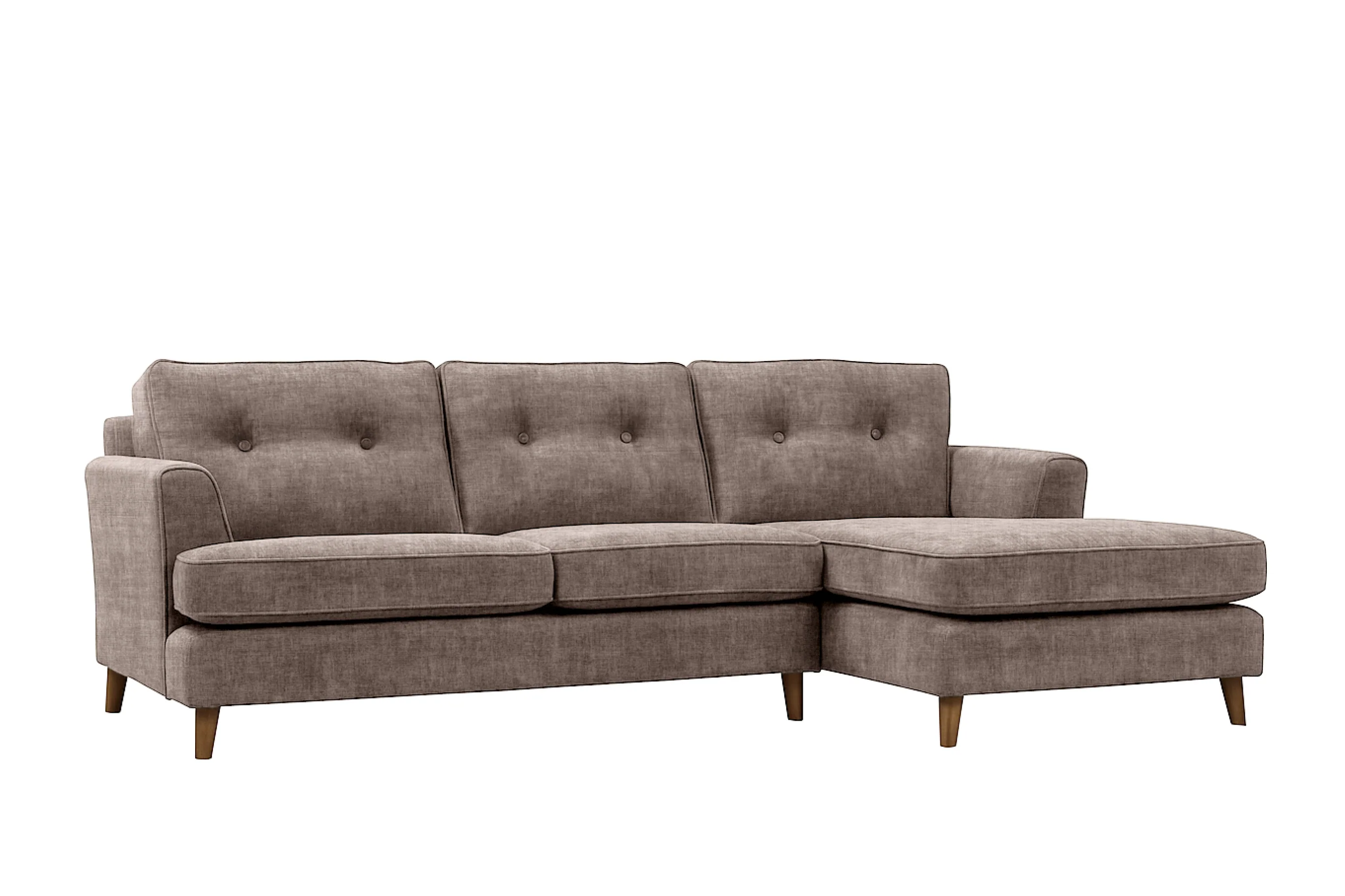 Poppy | Chaise Sofa Option 1 | Brunswick Taupe