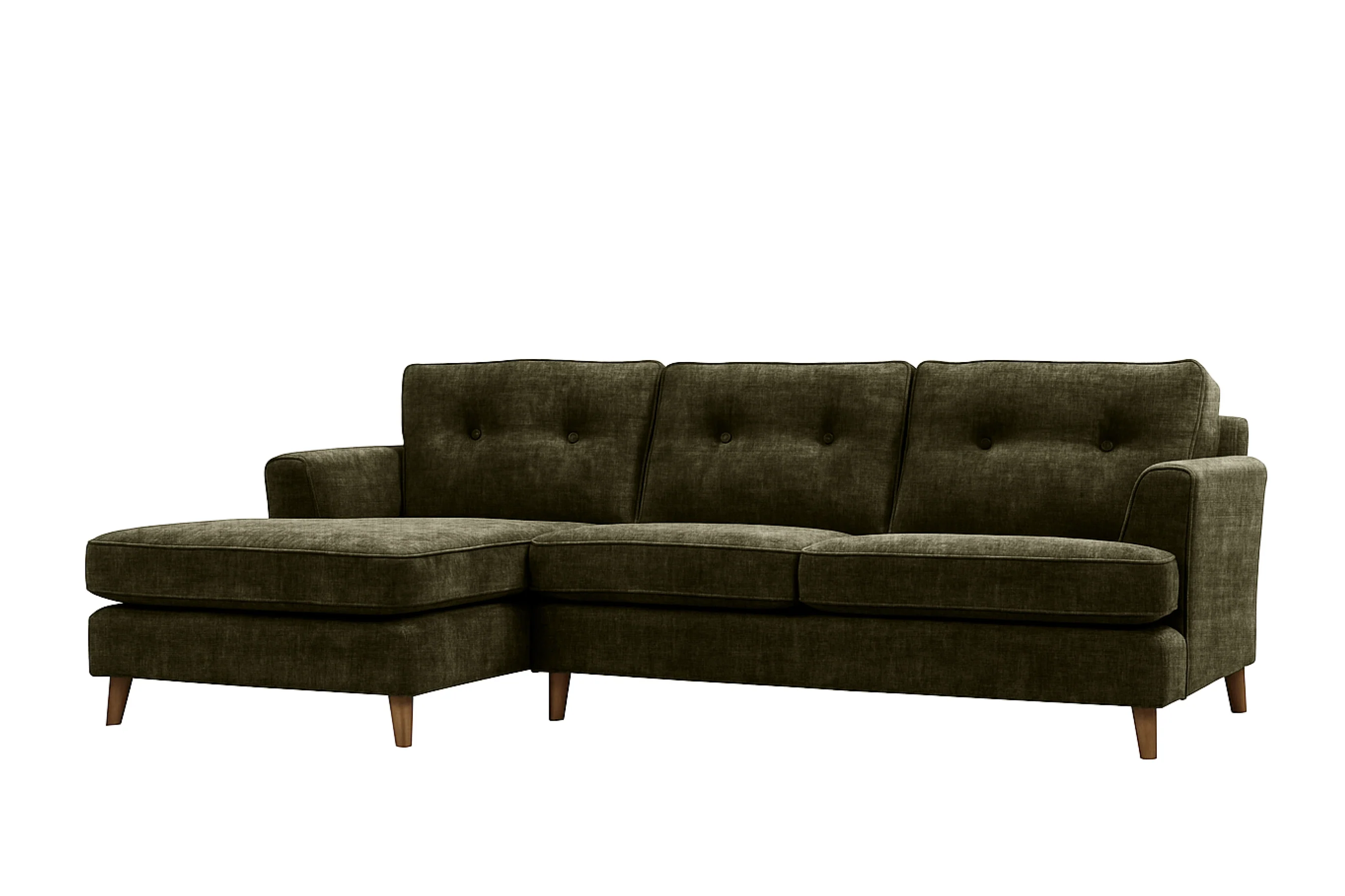 Poppy | Chaise Sofa Option 2 | Brunswick Olive