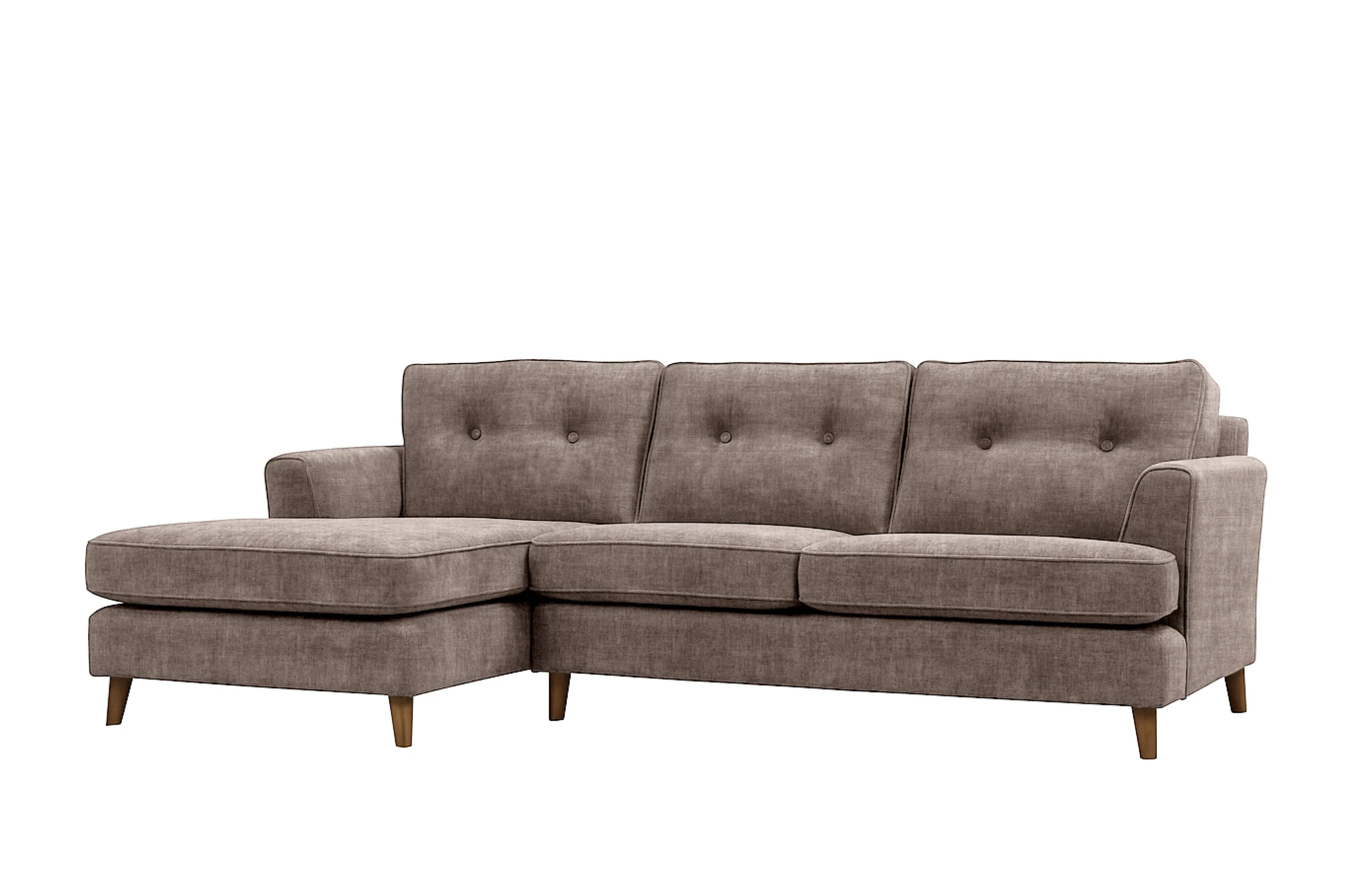 Poppy | Chaise Sofa Option 2 | Brunswick Taupe