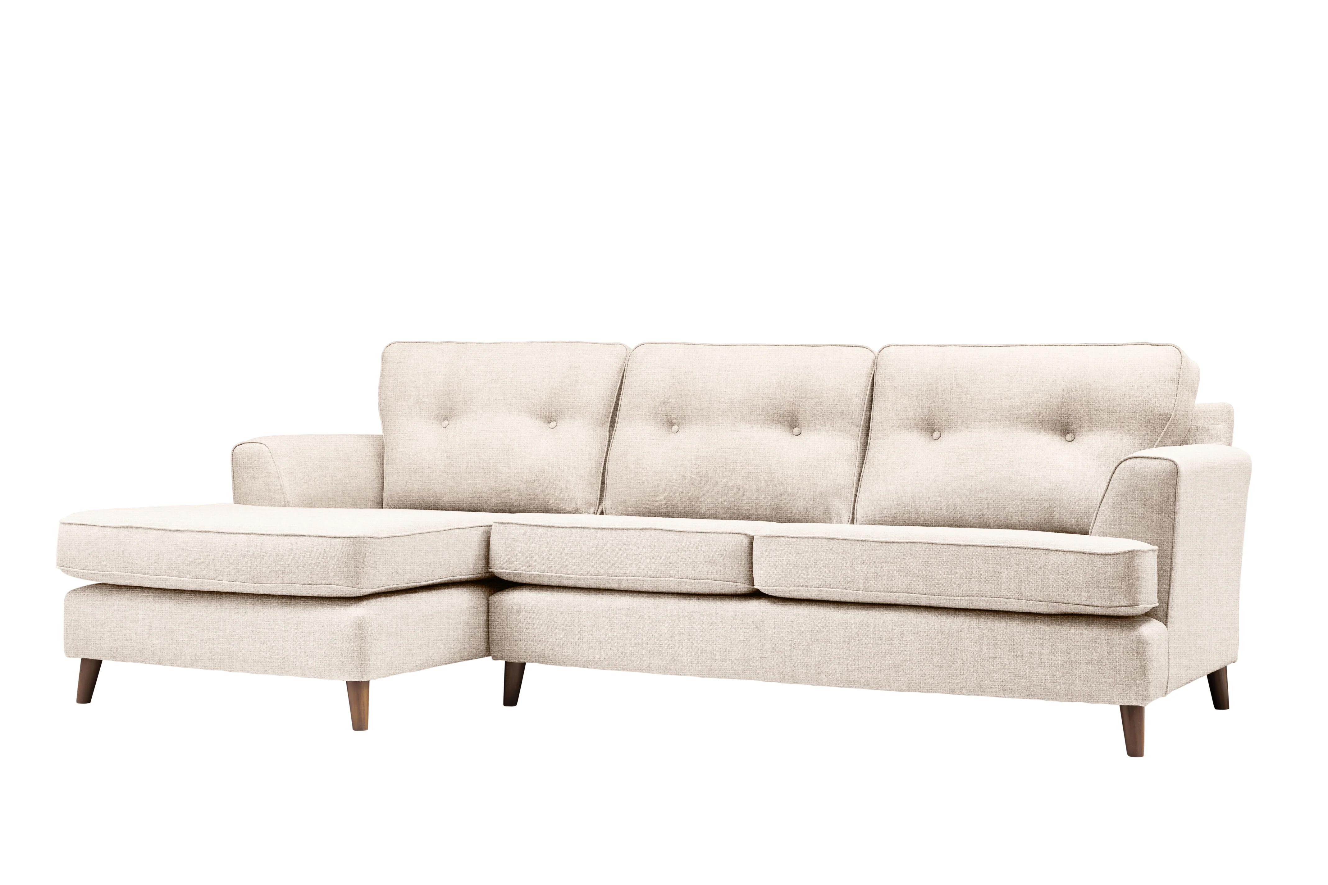 Poppy | Chaise Sofa Option 2 | Carina Parchment
