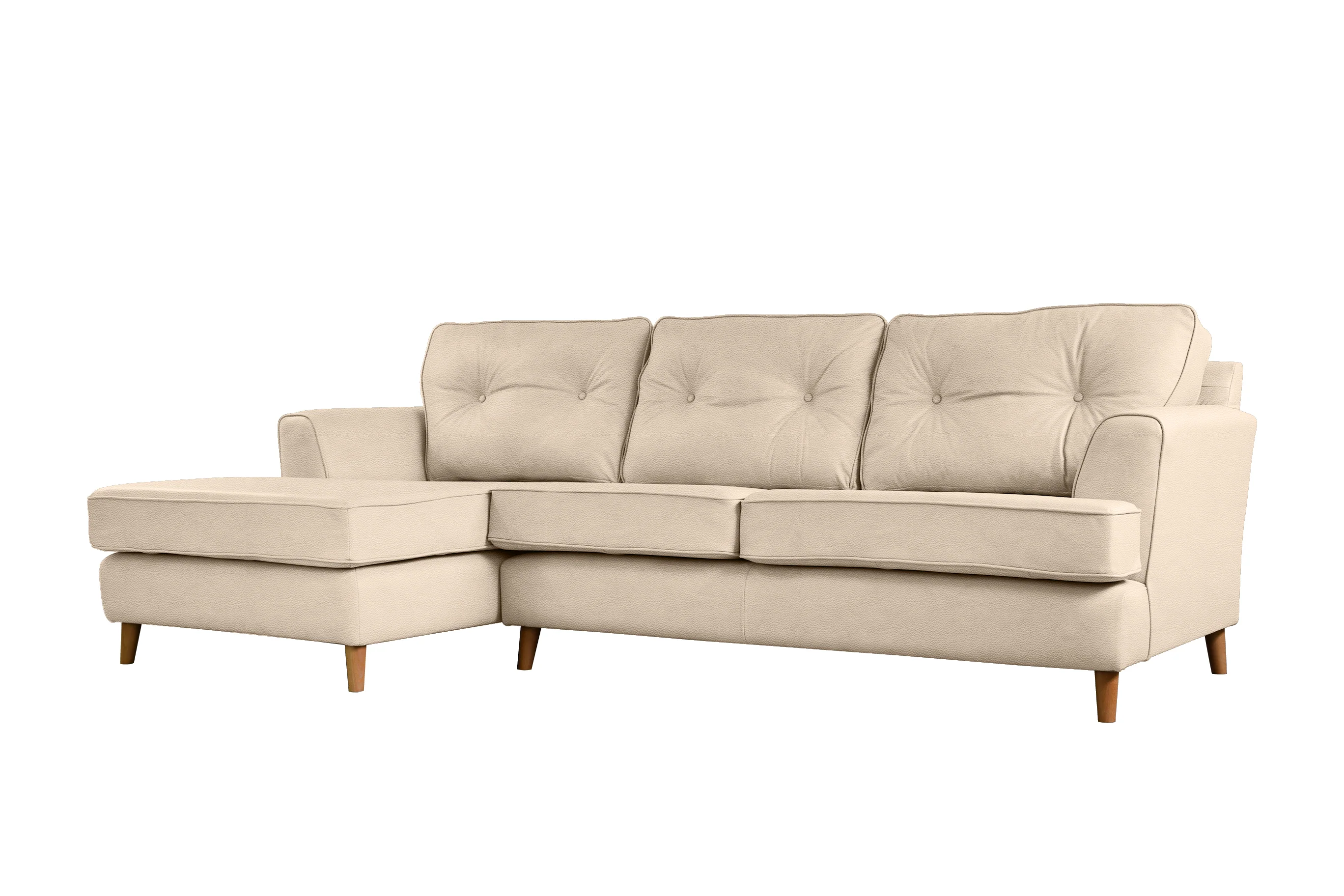 Poppy | Chaise Sofa Option 2 | Milton Stone