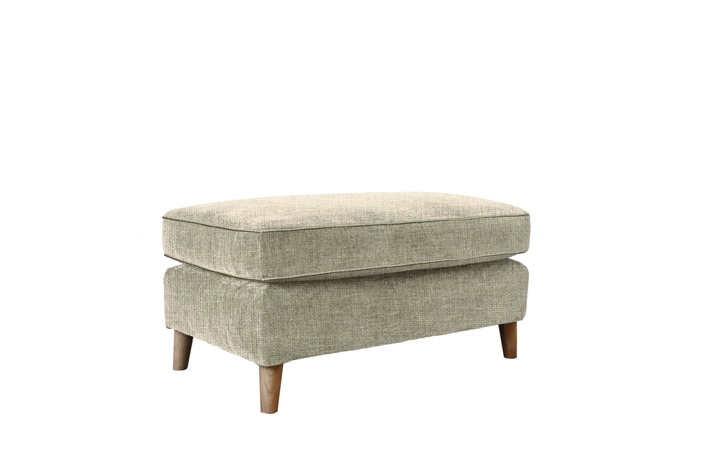 Poppy | Bench Footstool | Hopsack Stone