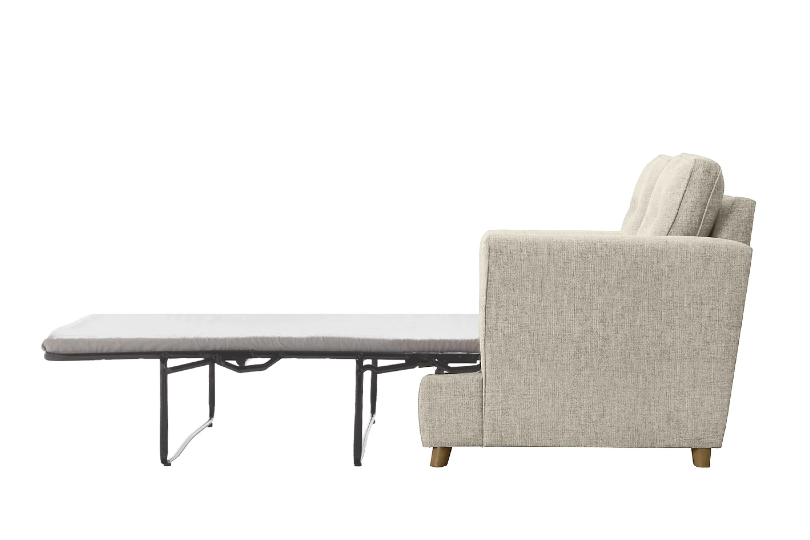 Poppy | Sofa Bed | Hopsack Cream - Image 2