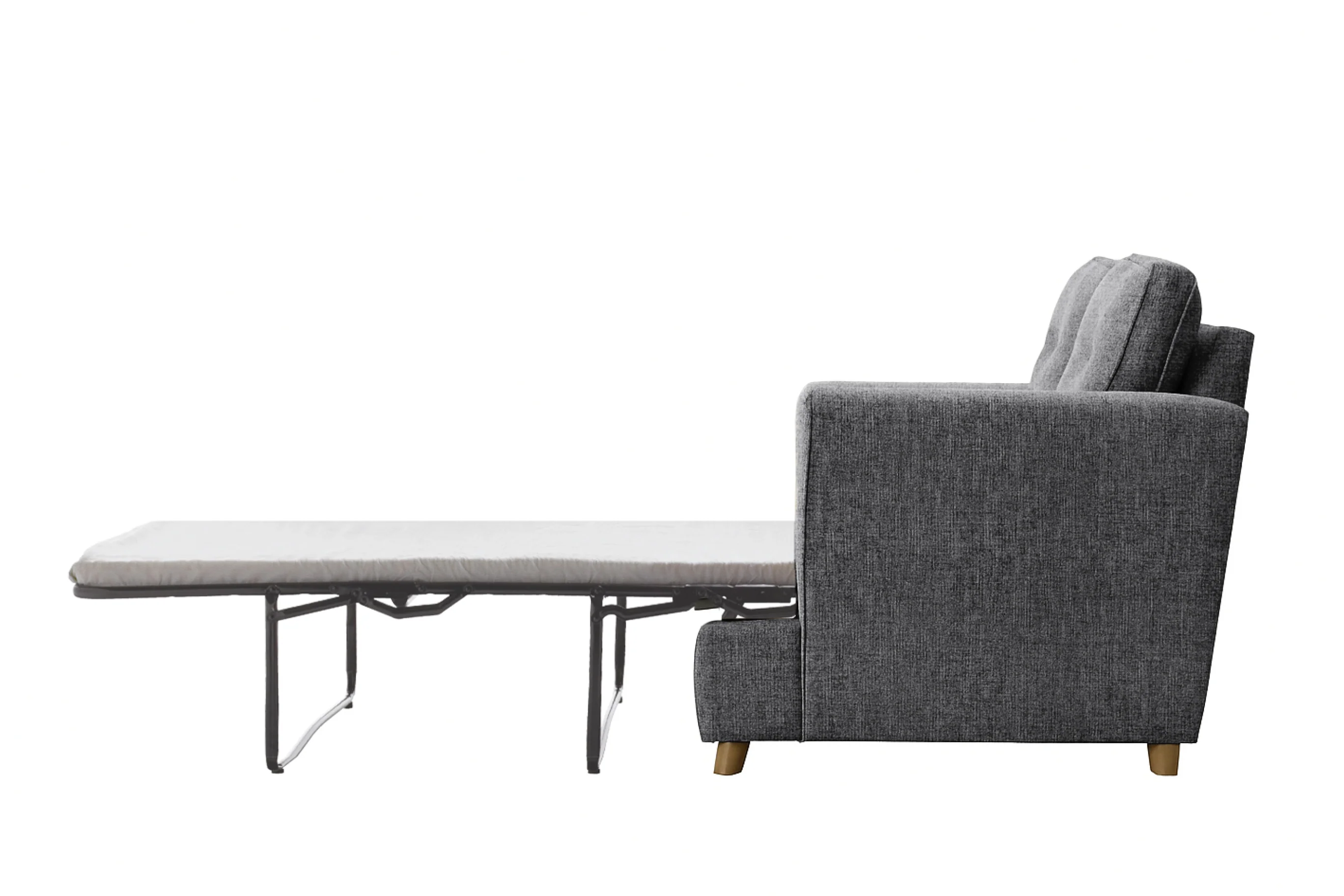 Poppy | Sofa Bed | Hopsack Slate - Image 2