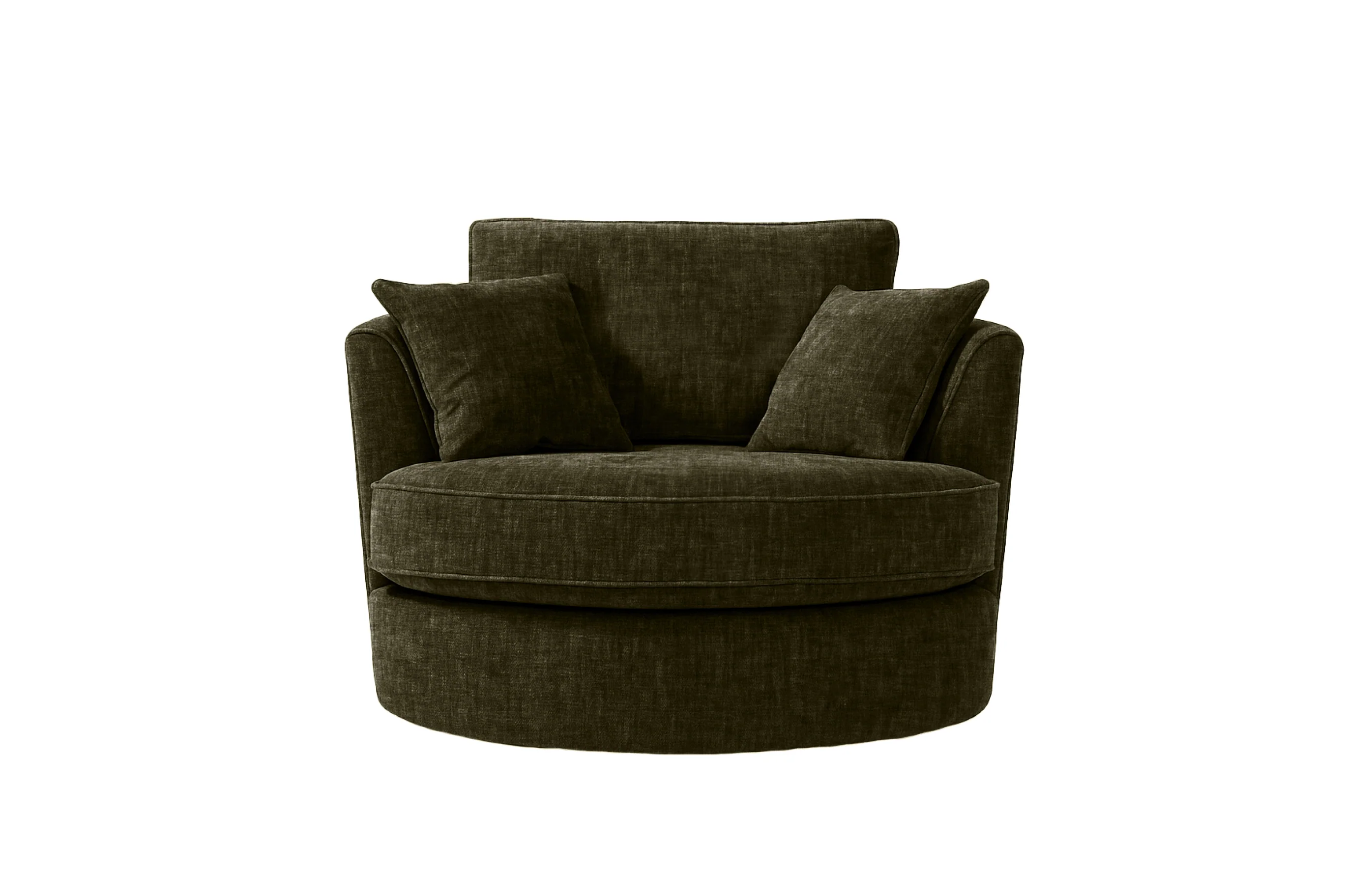 Poppy | Swivel Chair | Brunswick Olive