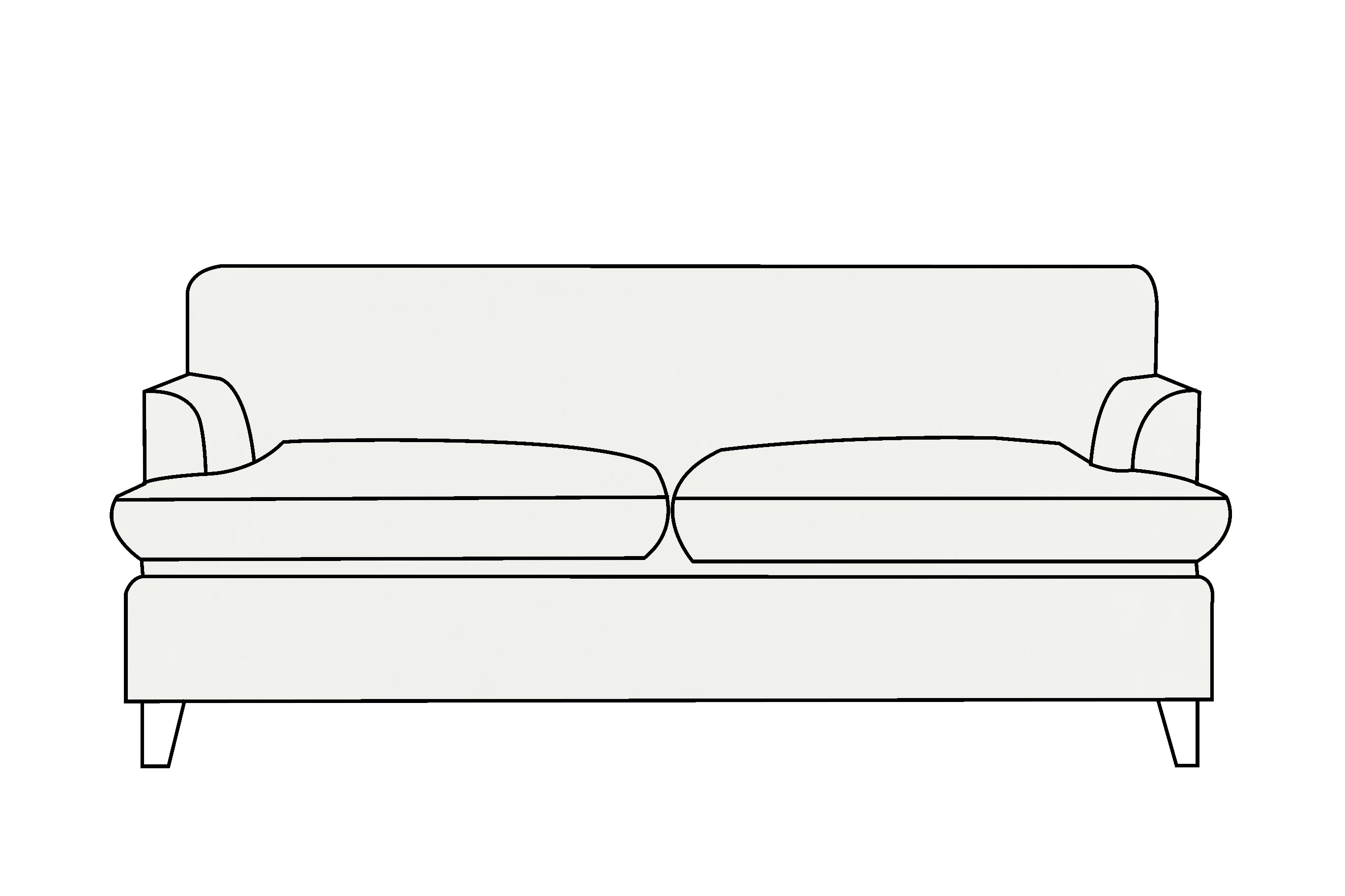 Positano | 3 Seater Extra Loose Cover | Capri Linen