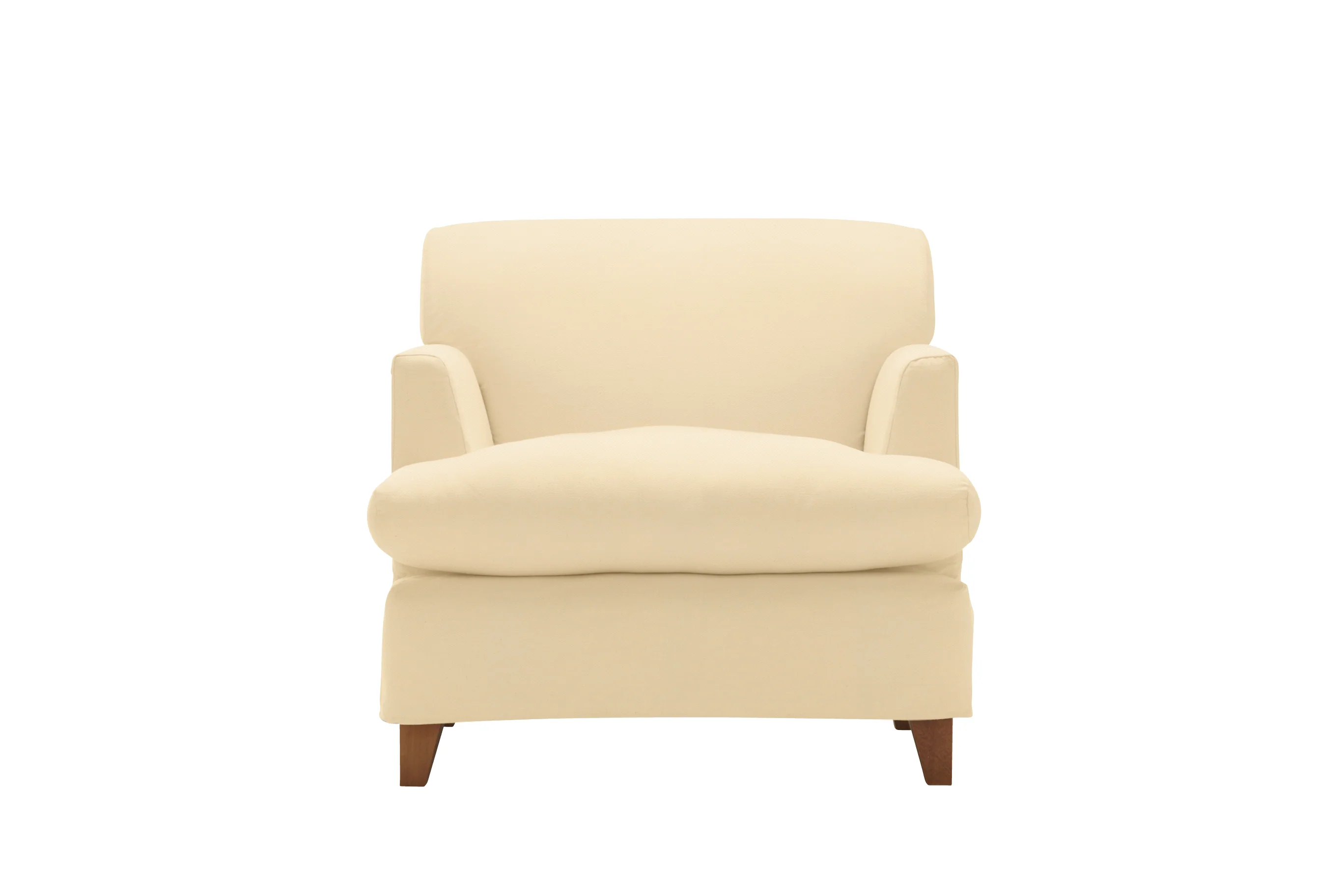 Positano | Armchair Extra Loose Cover | Miami Ivory - Image 2