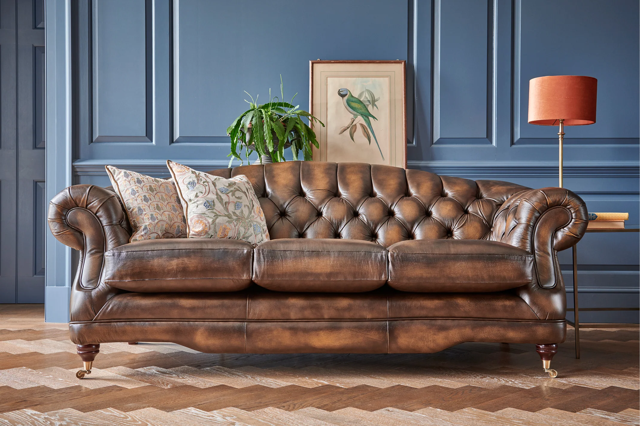 Regent | 3 Seater Sofa | Antique Gold - Image 2