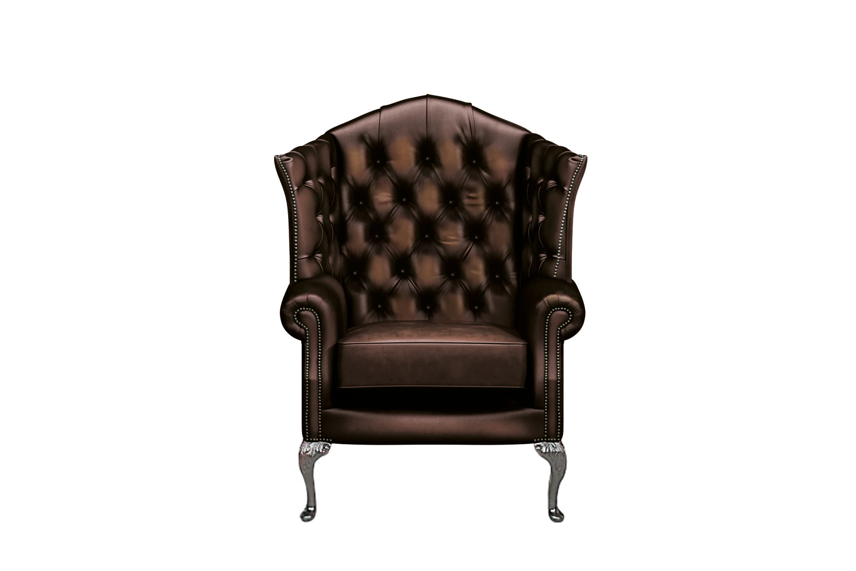 Victoria | Canterbury Highback Chair | Antique Brown