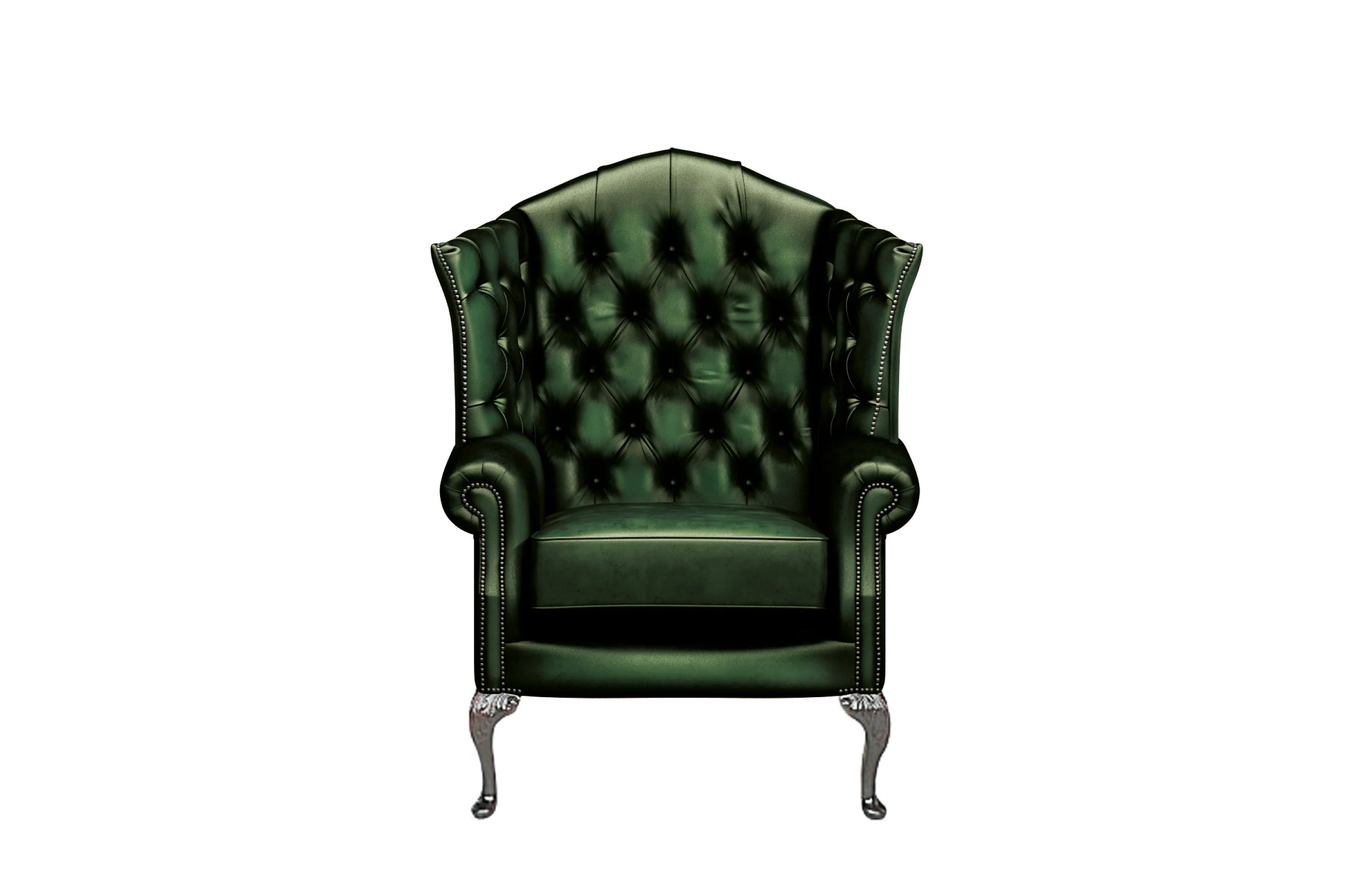 Victoria | Canterbury Highback Chair | Antique Green