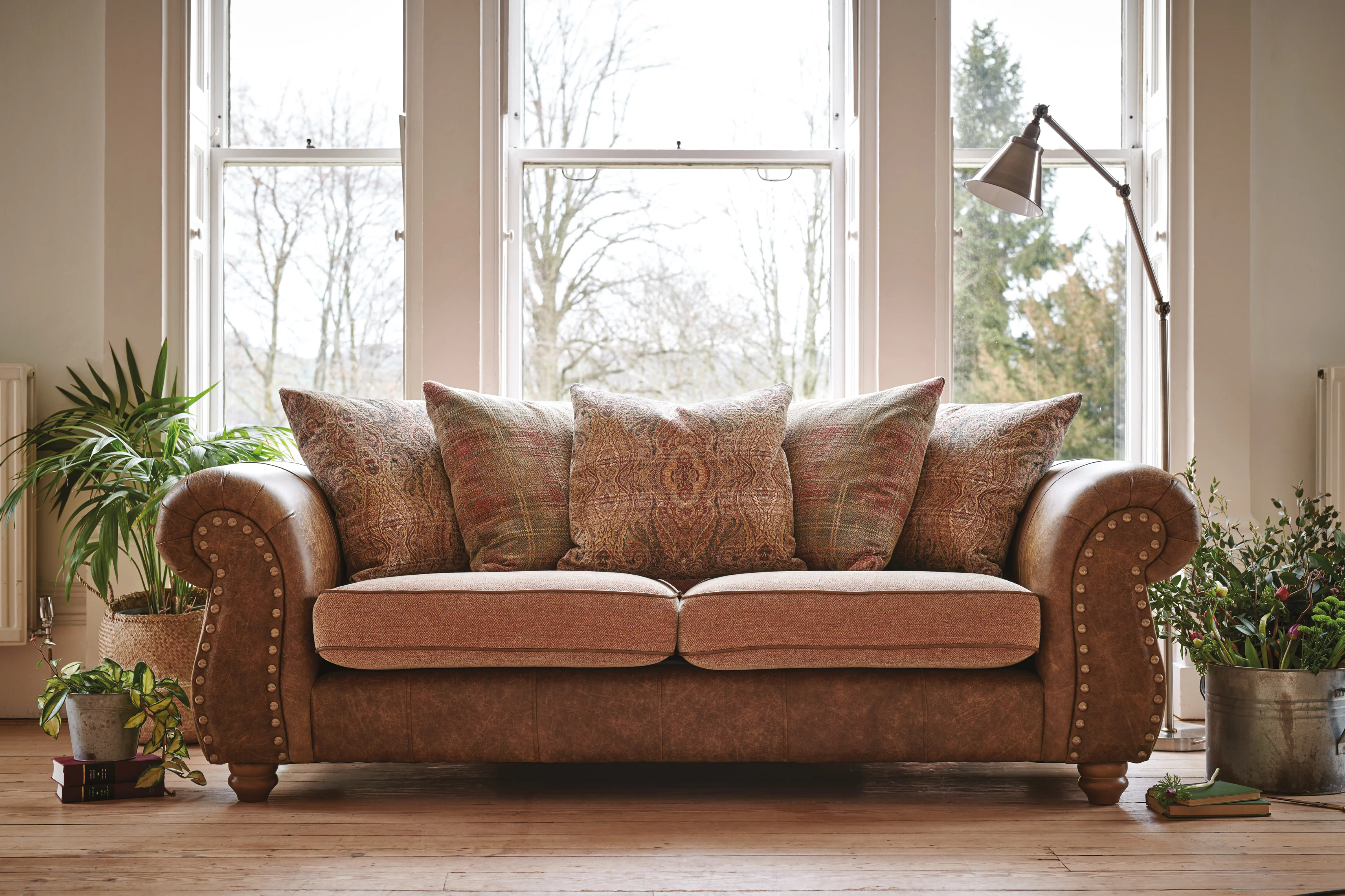 Wilmington | Large Sofa | Vintage Chestnut/Terracotta - Image 2