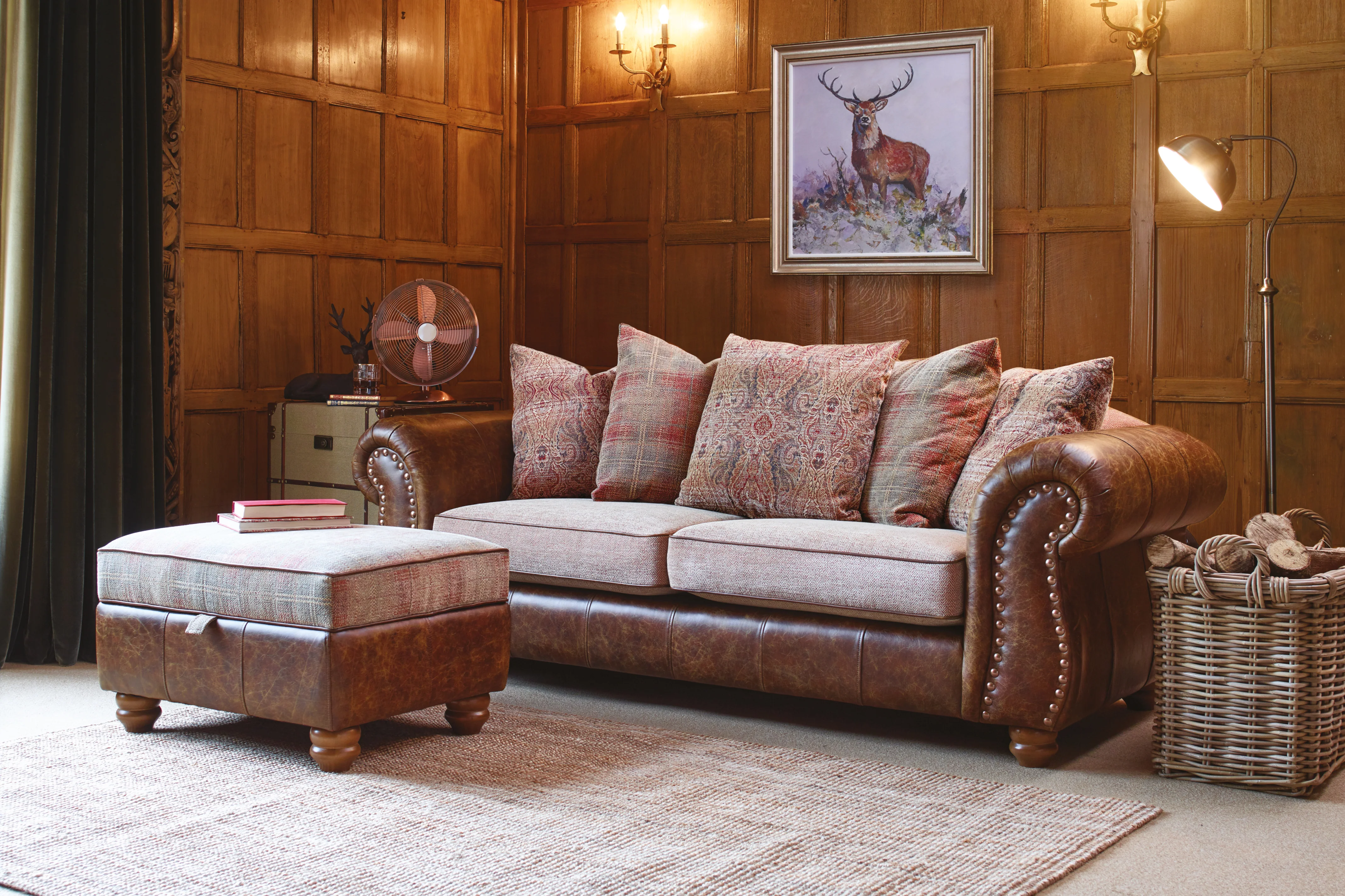 Wilmington | Large Sofa | Vintage Chestnut/Terracotta - Image 3