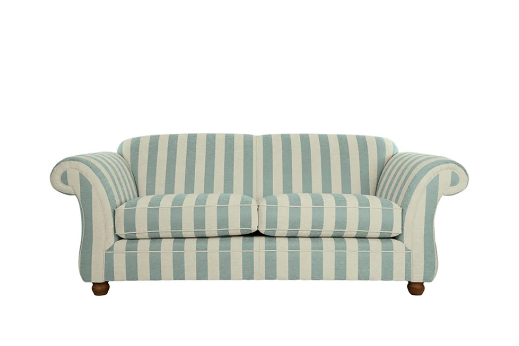 Woburn | Midi Sofa | Brecon Stripe Duck Egg
