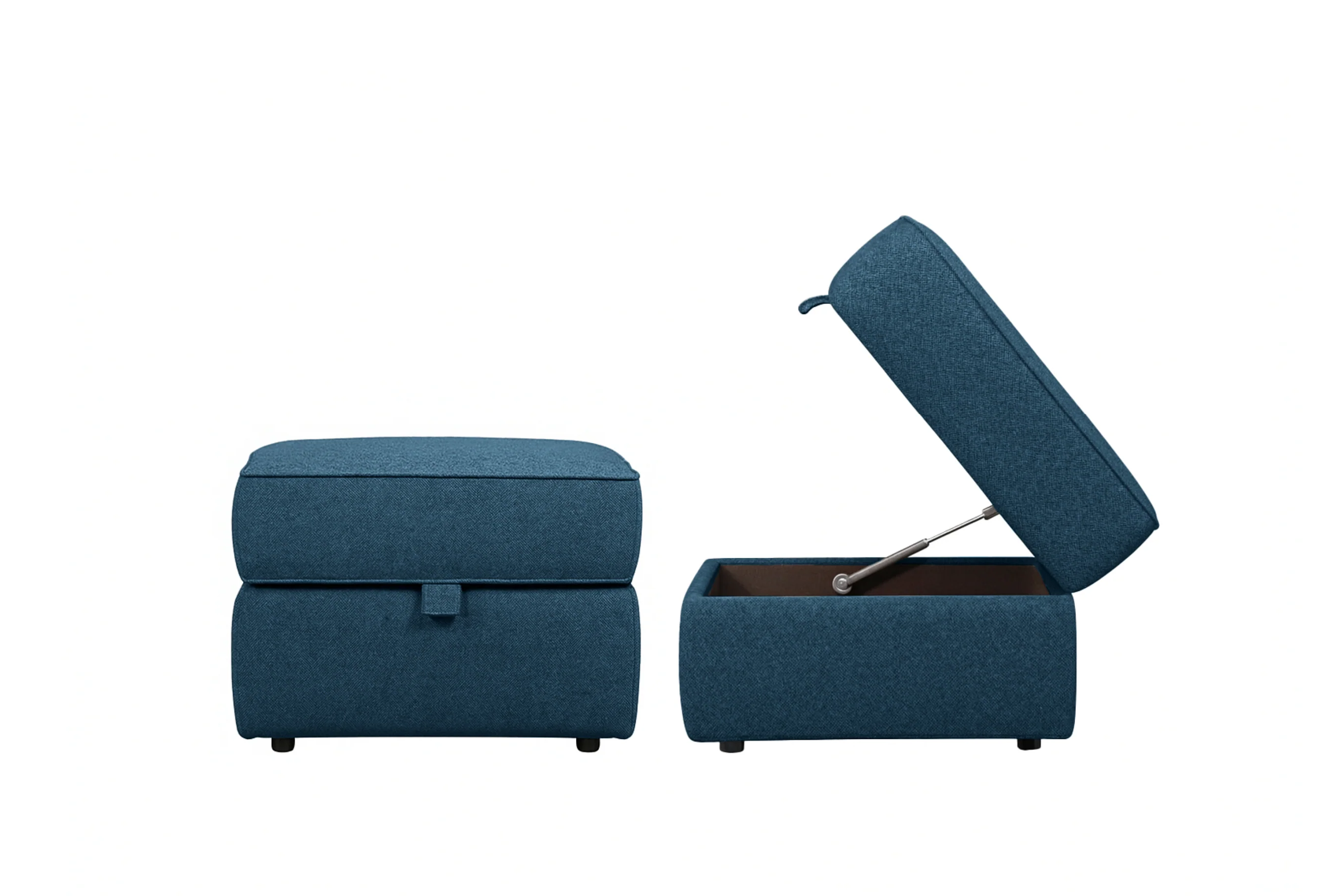Woburn | Storage Stool | Orly Blue