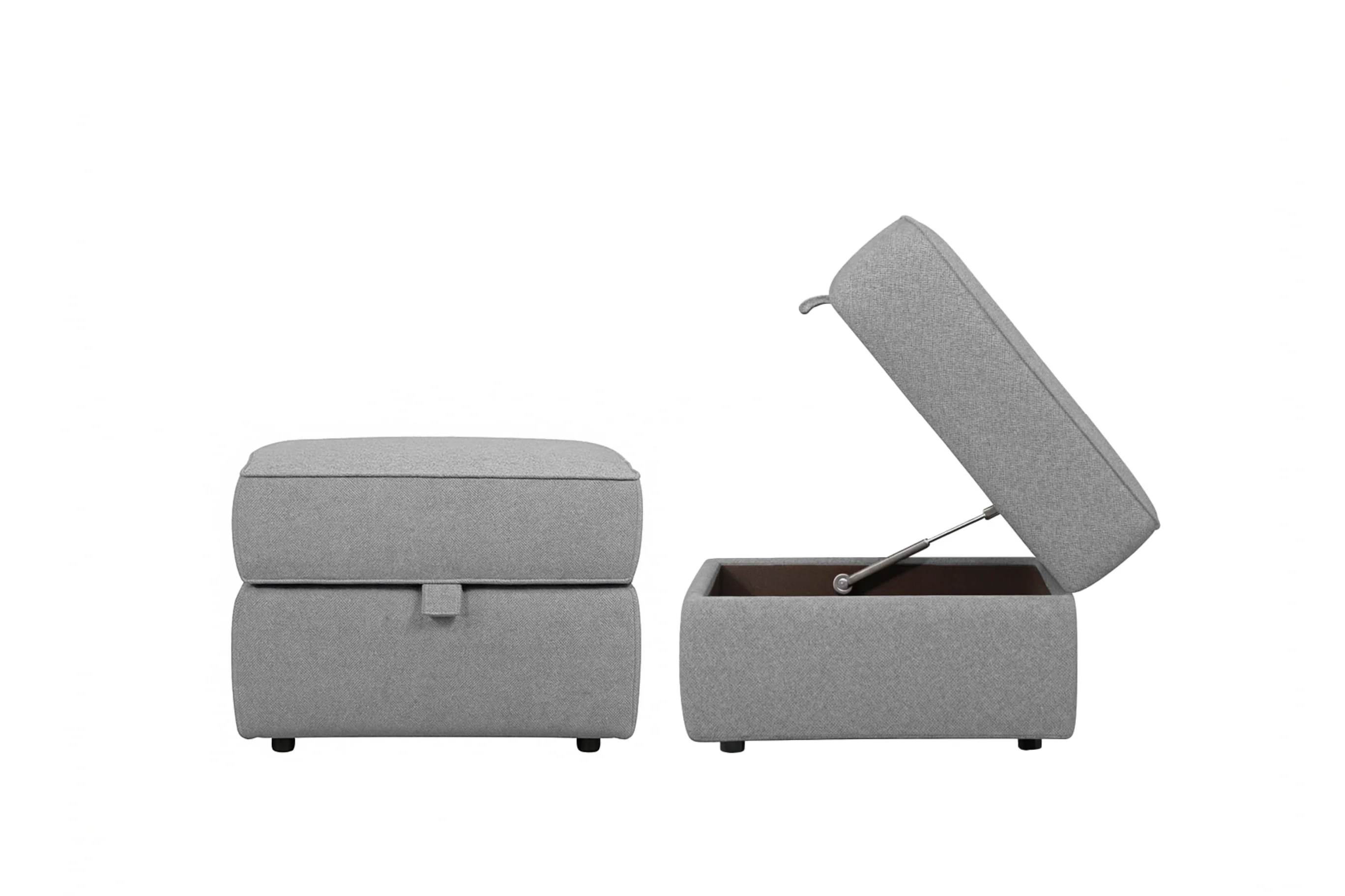 Woburn | Storage Stool | Orly Light Grey